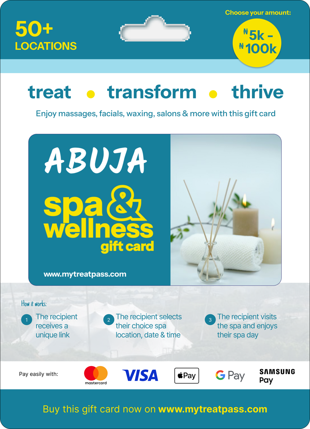 Abuja Spa Gift Card
