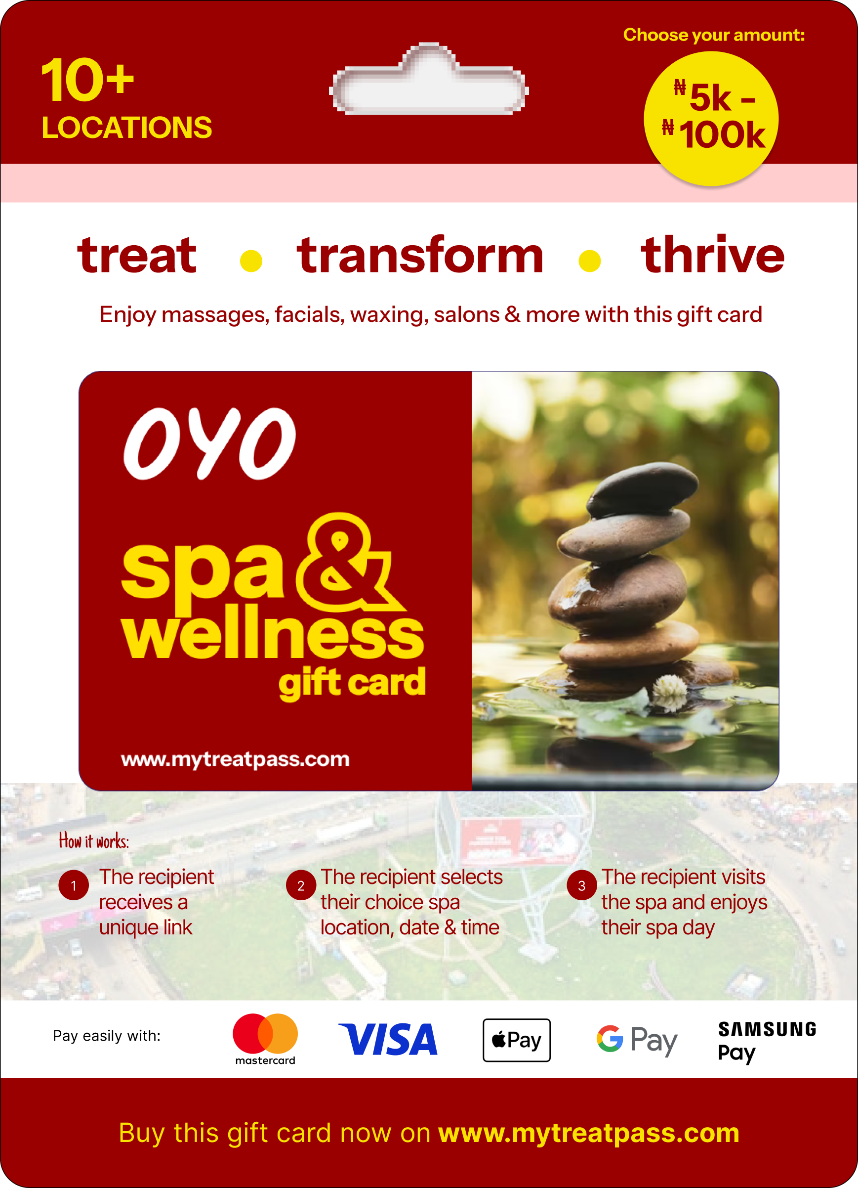 Oyo - TreatPass Spa & Wellness Experiences