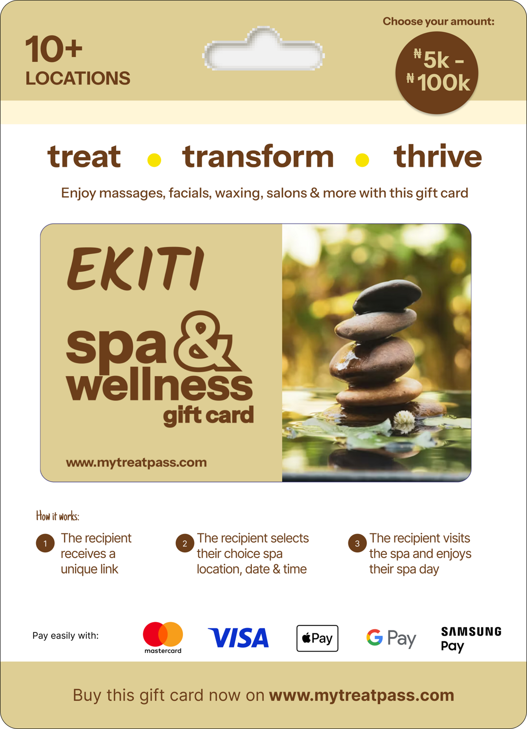 Ado-Ekiti Spa Gift Card