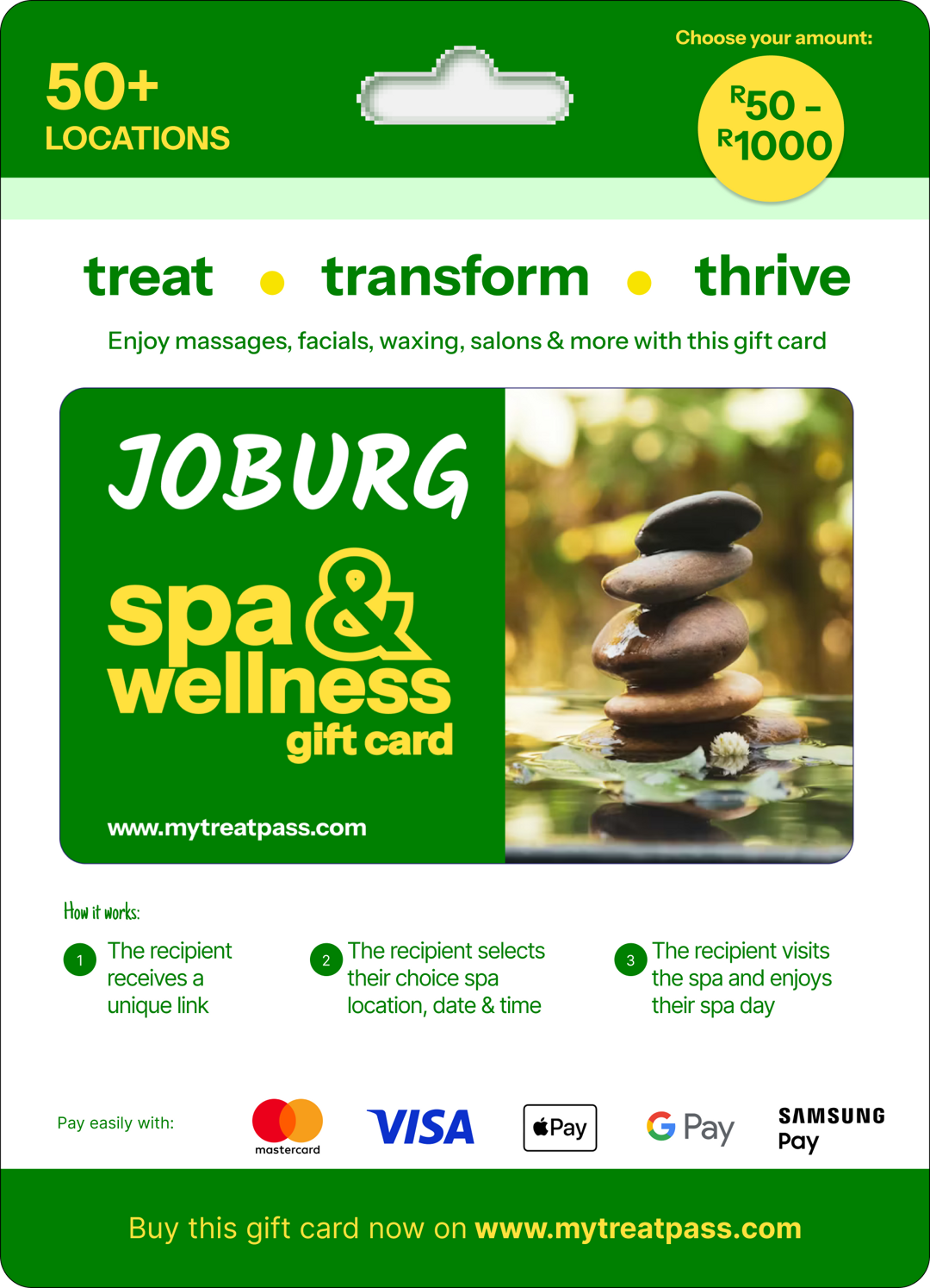 Johannesburg Spa Gift Card