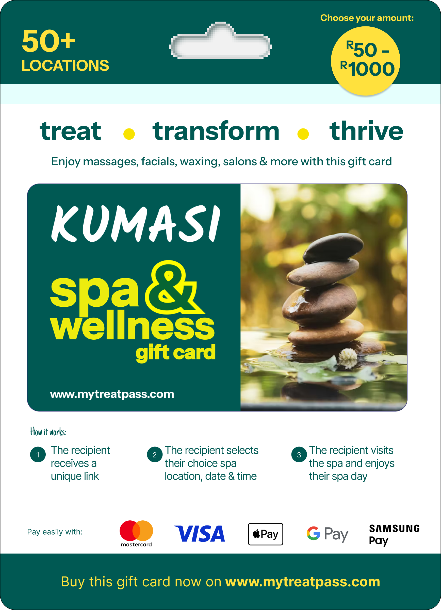 Kumasi - TreatPass Spa & Wellness Experiences