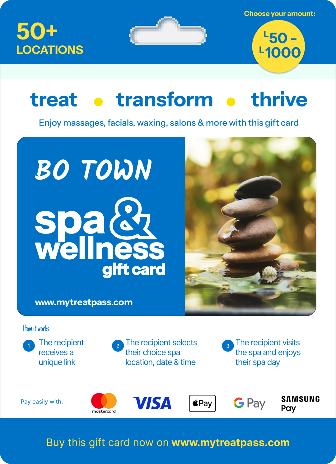 Bo Town Spa Gift Card