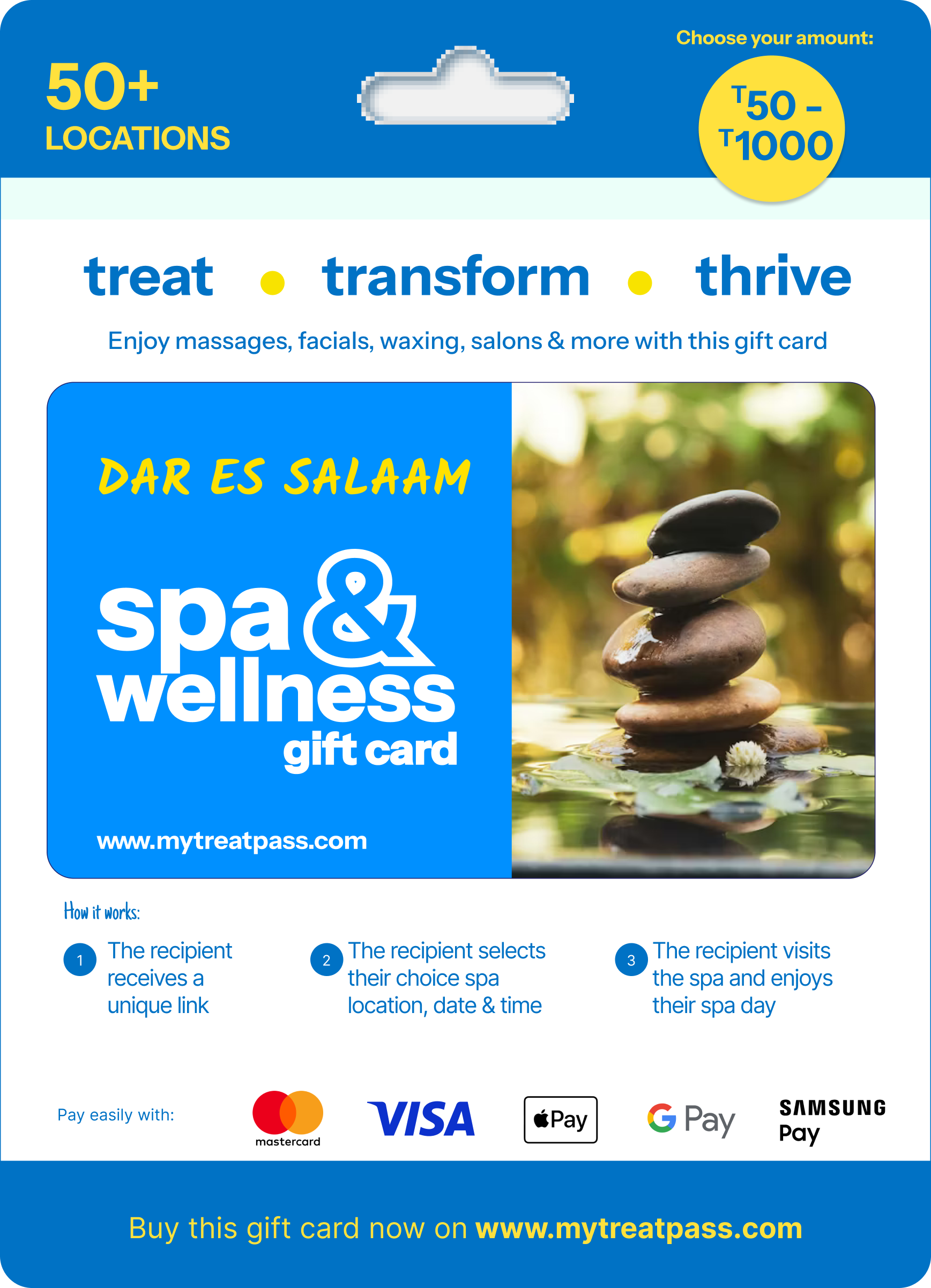 Dar es Salaam - TreatPass Spa & Wellness Experiences