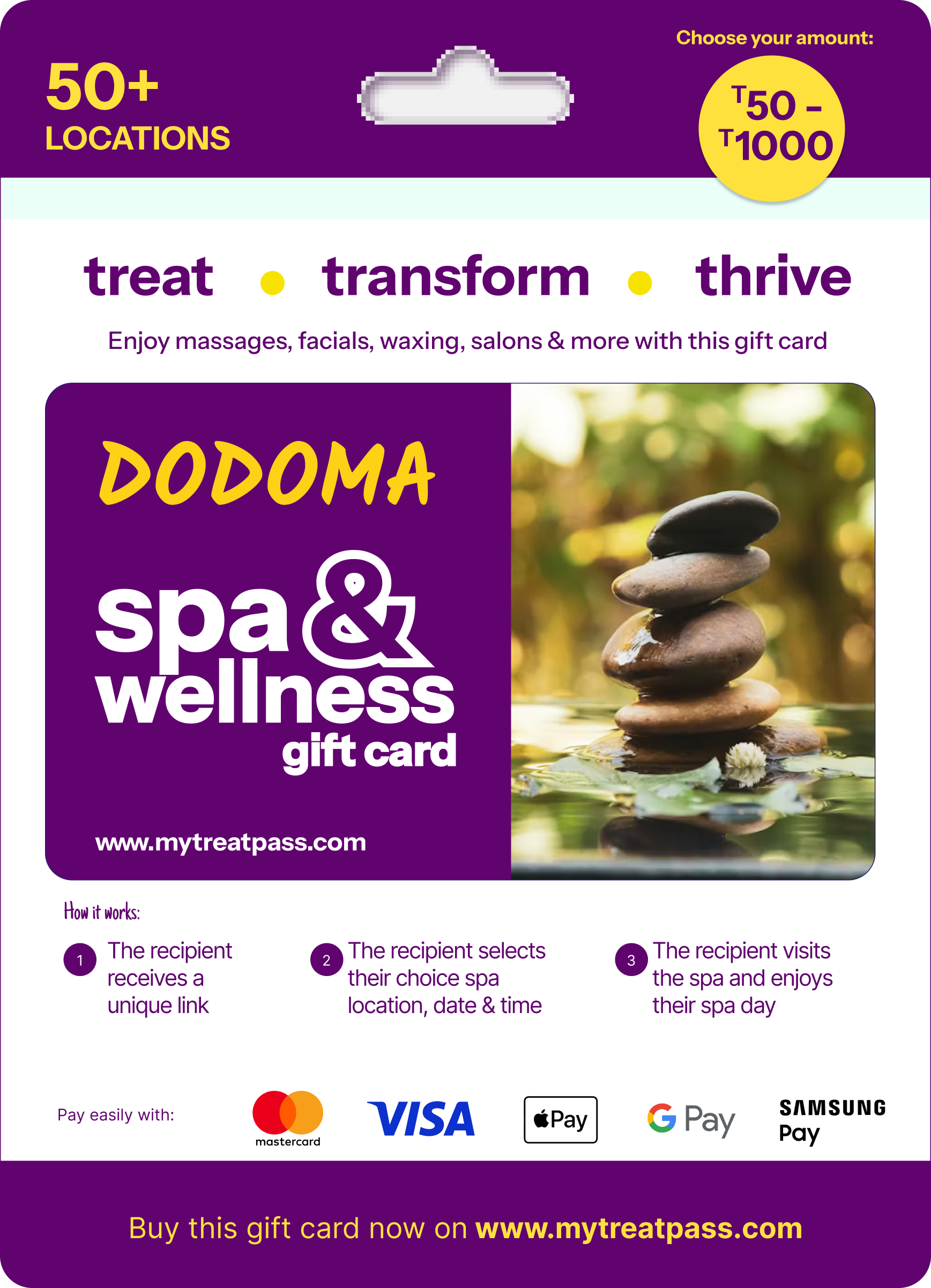 Dodoma - TreatPass Spa & Wellness Experiences