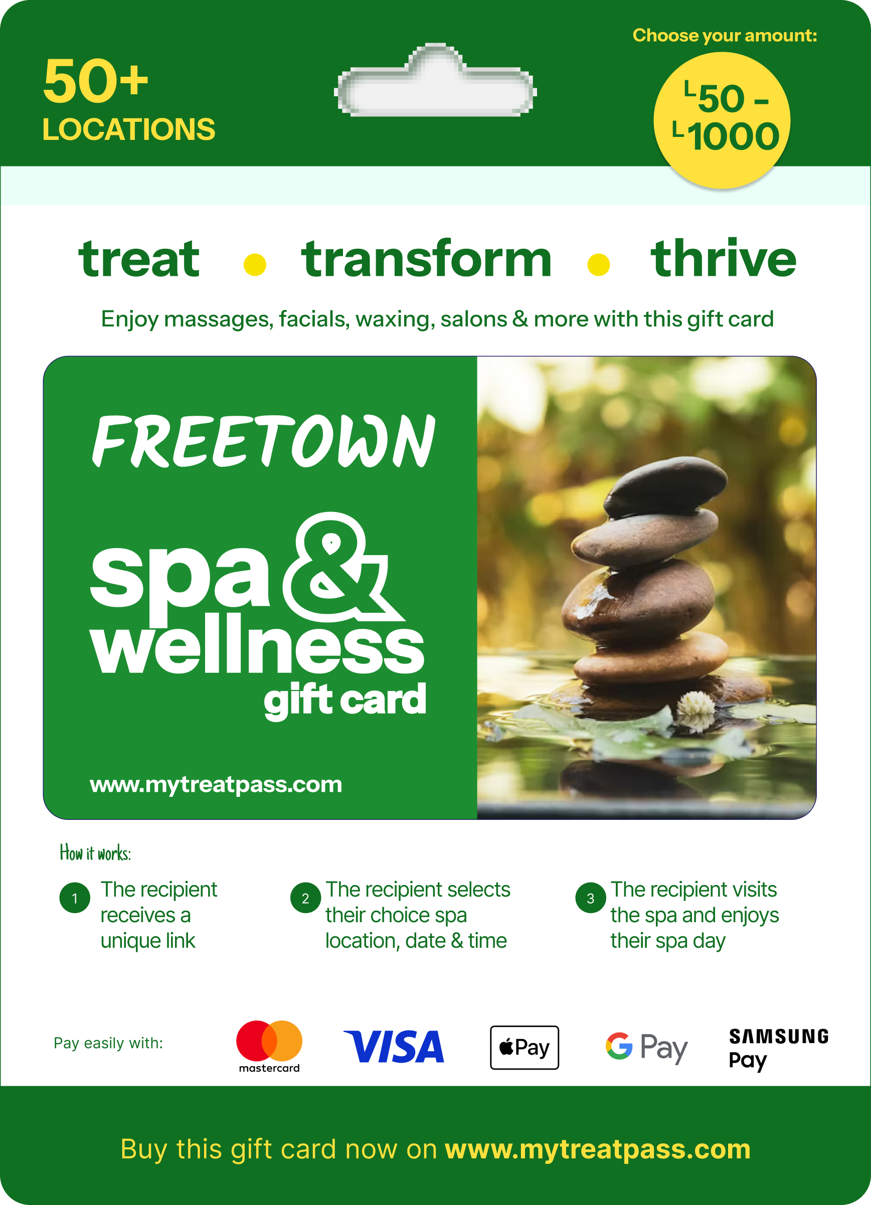 Freetown - TreatPass Spa & Wellness Experiences