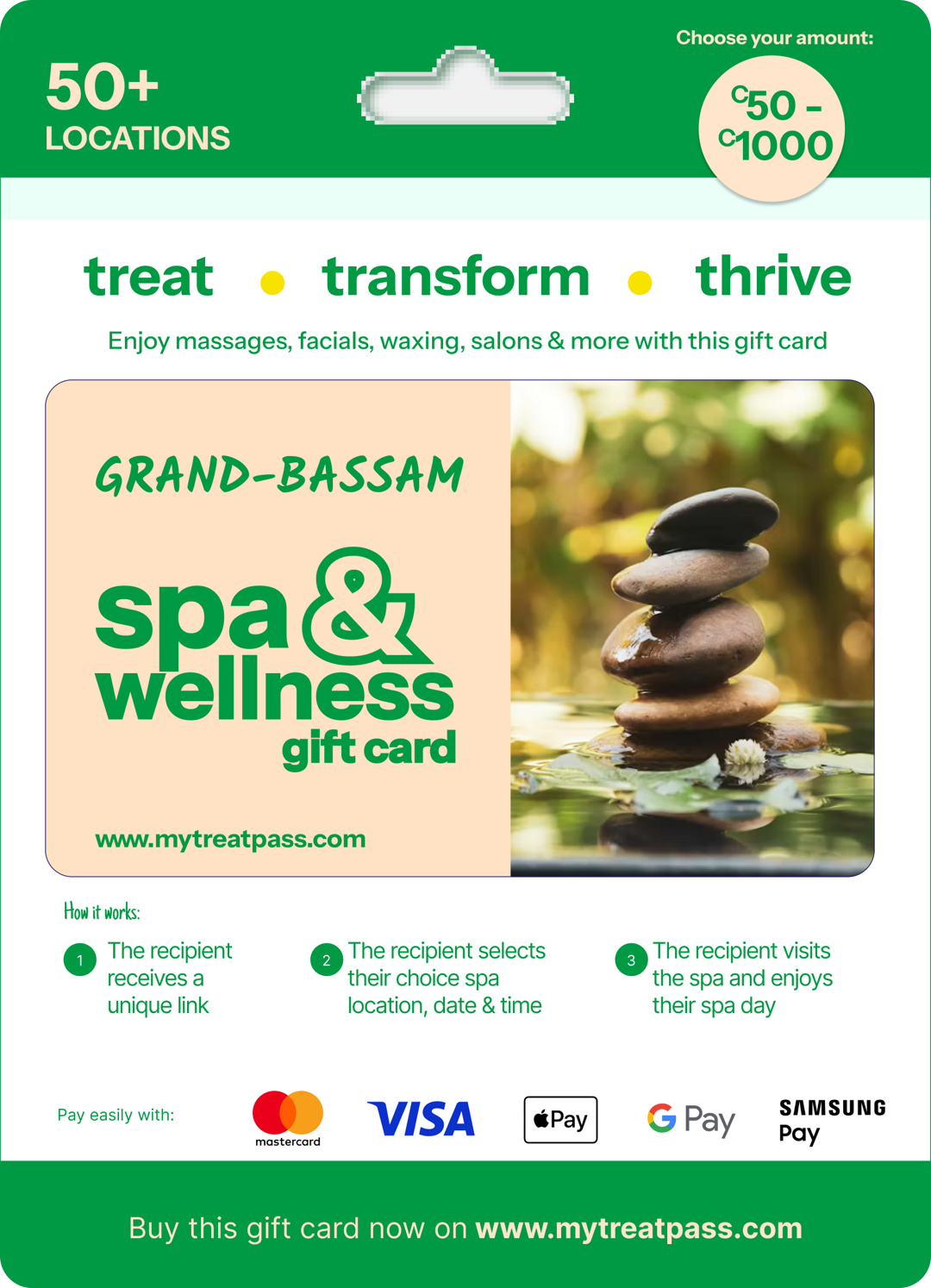 Grand Bassam Spa Gift Card