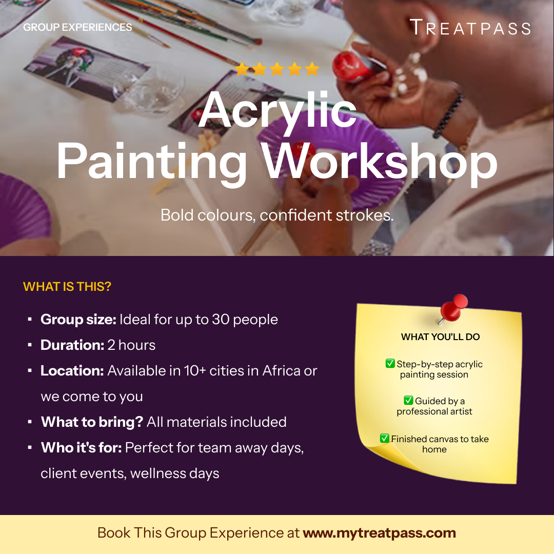 Acrylic Painting Workshop: The Group Experience Worth Booking in Africa