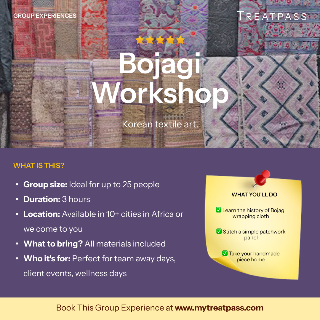 Bojagi Workshop: The Group Experience Worth Booking in Africa
