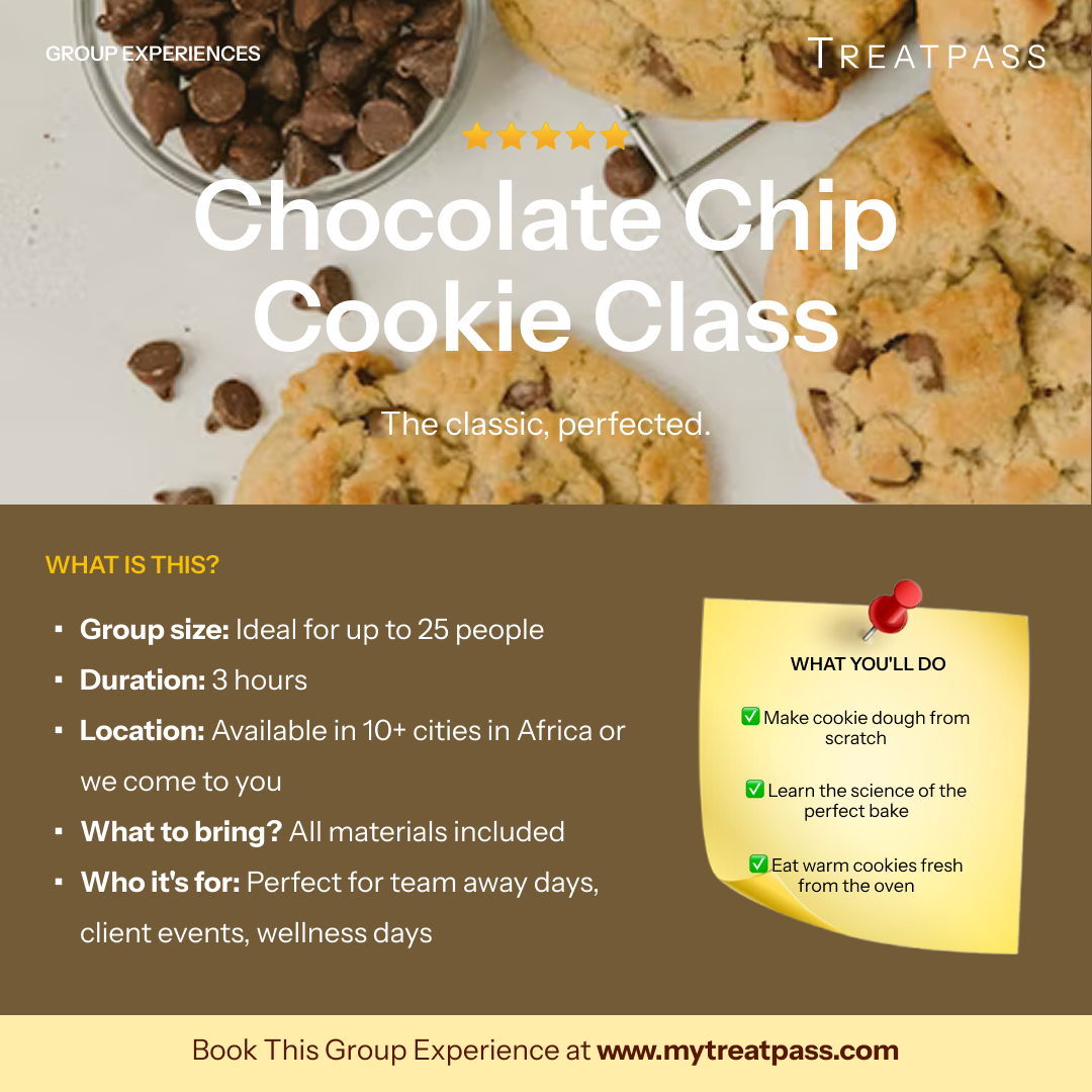 Chocolate Chip Cookie Class: The Group Experience Worth Booking in Africa