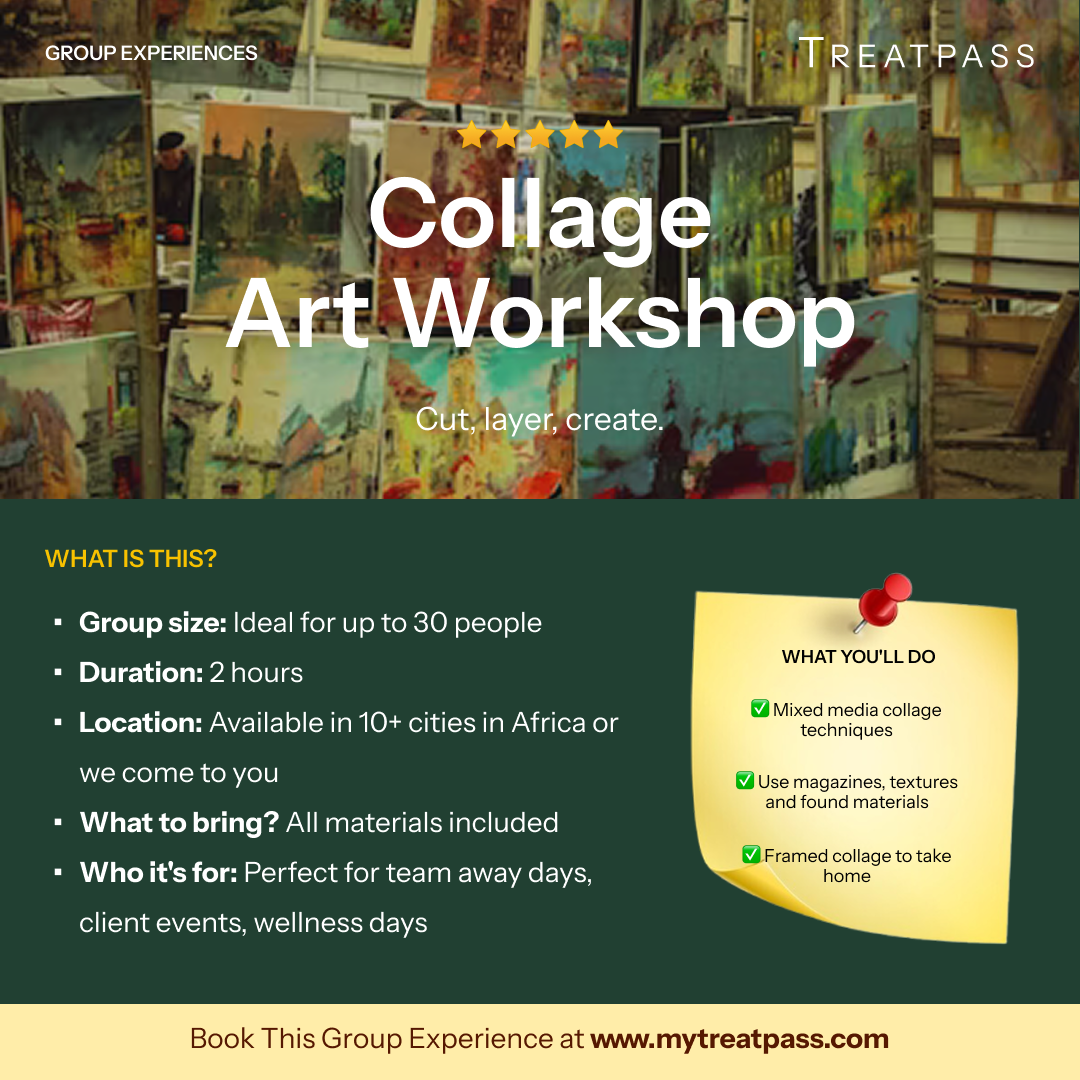 Collage Art Workshop: The Group Experience Worth Booking in Africa