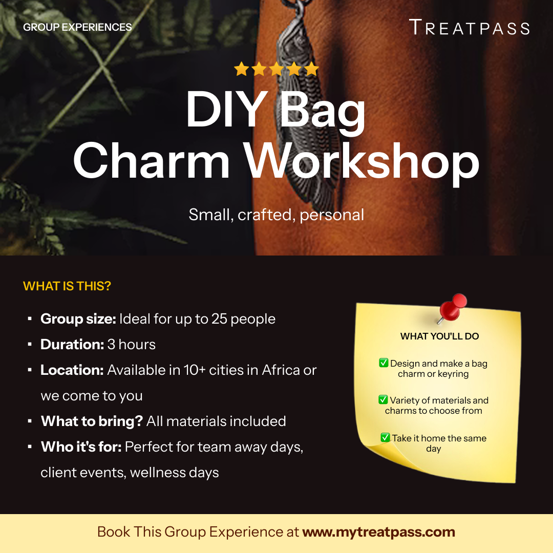 DIY Bag Charm Workshop: The Group Experience Worth Booking in Africa
