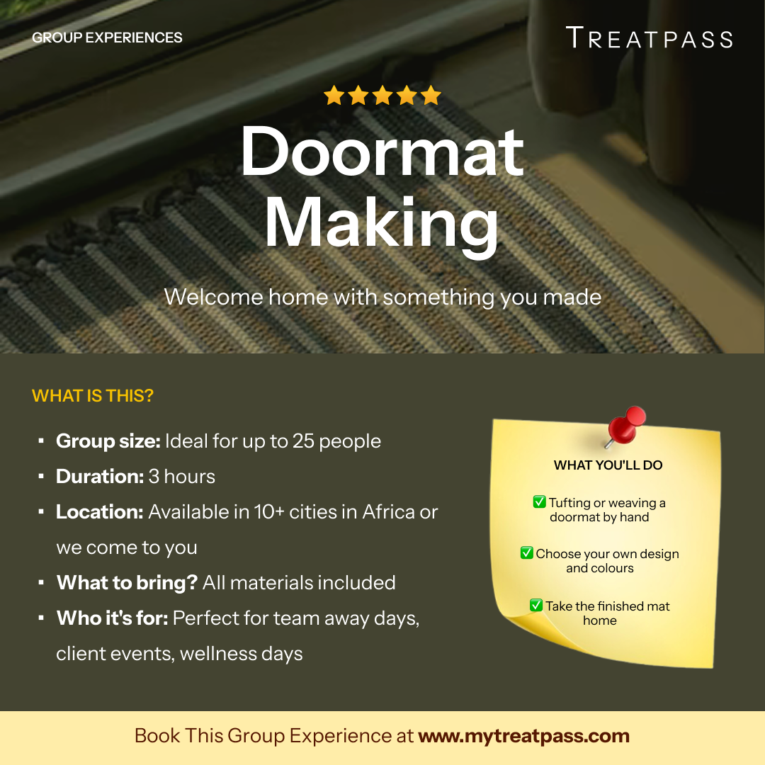 Doormat Making: The Group Experience Worth Booking in Africa