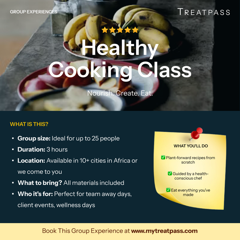 Healthy Cooking Class: The Group Experience Worth Booking in Africa