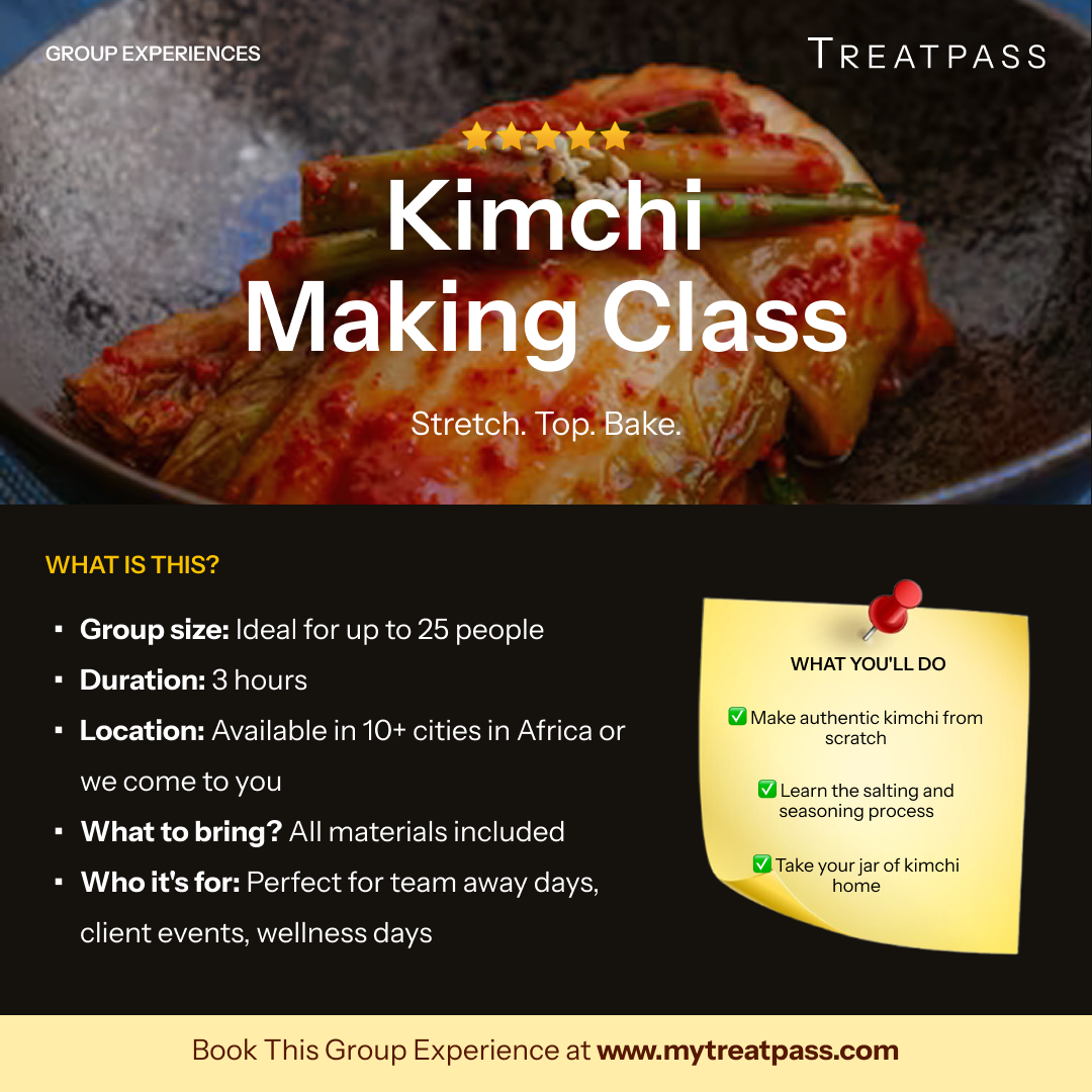 Kimchi Making Class: The Group Experience Worth Booking in Africa