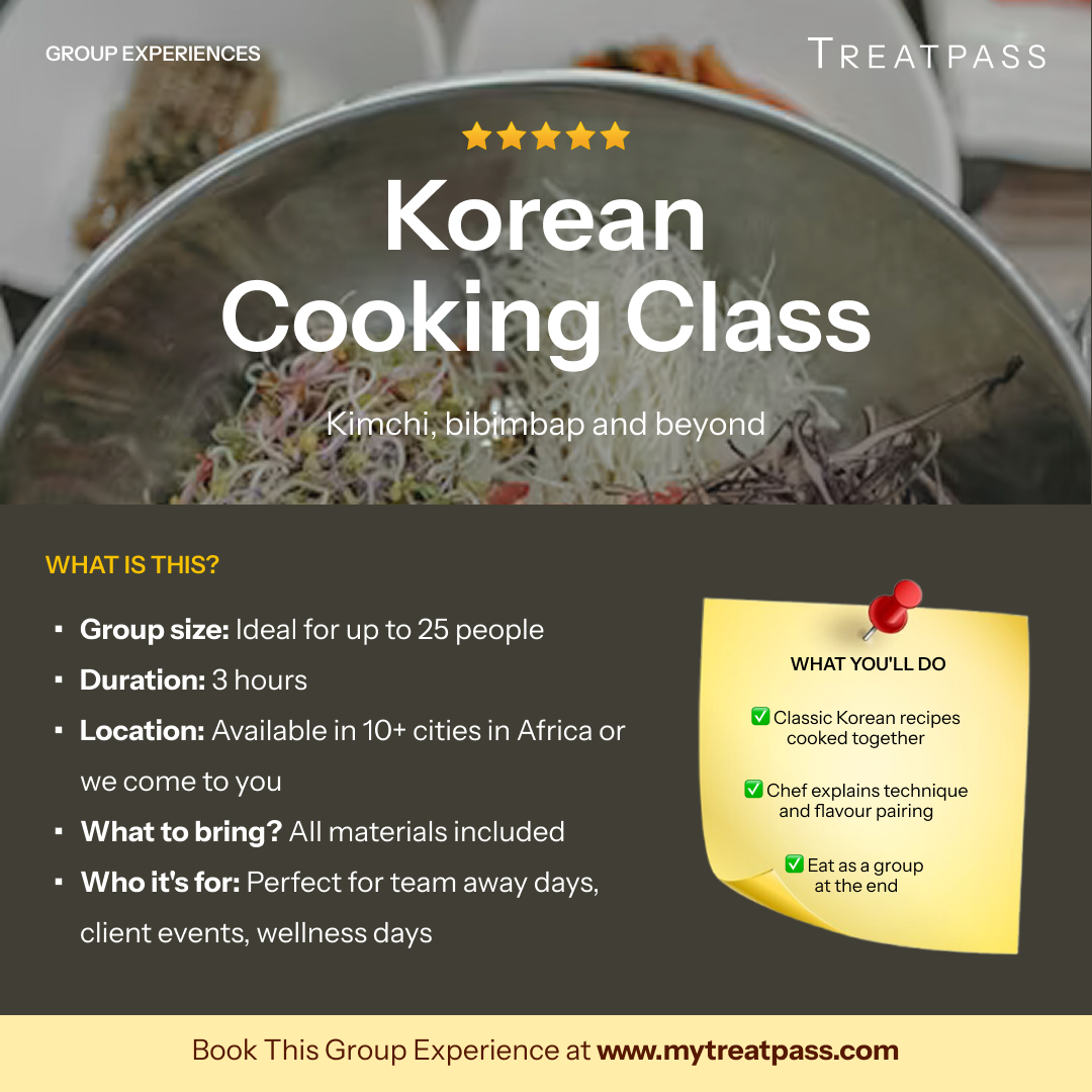 Korean Cooking Class: The Group Experience Worth Booking in Africa