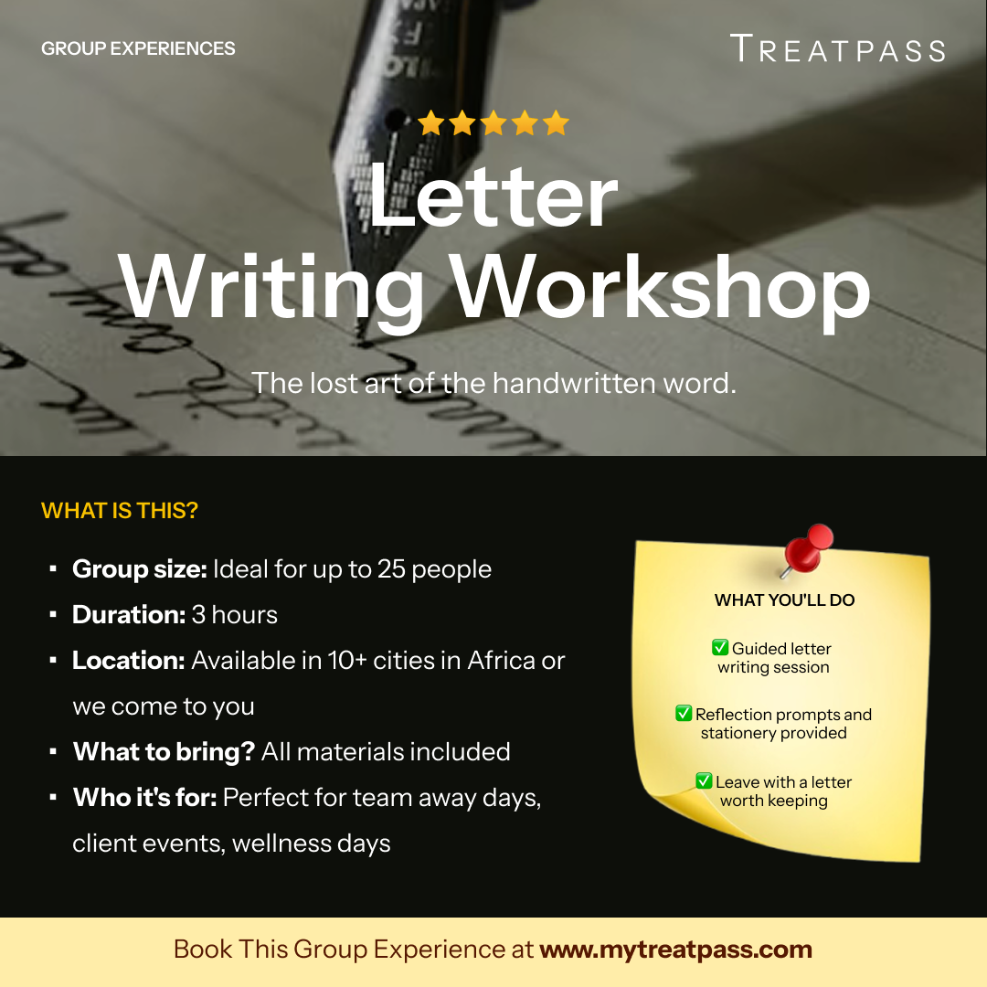 Letter Writing Workshop: The Group Experience Worth Booking in Africa