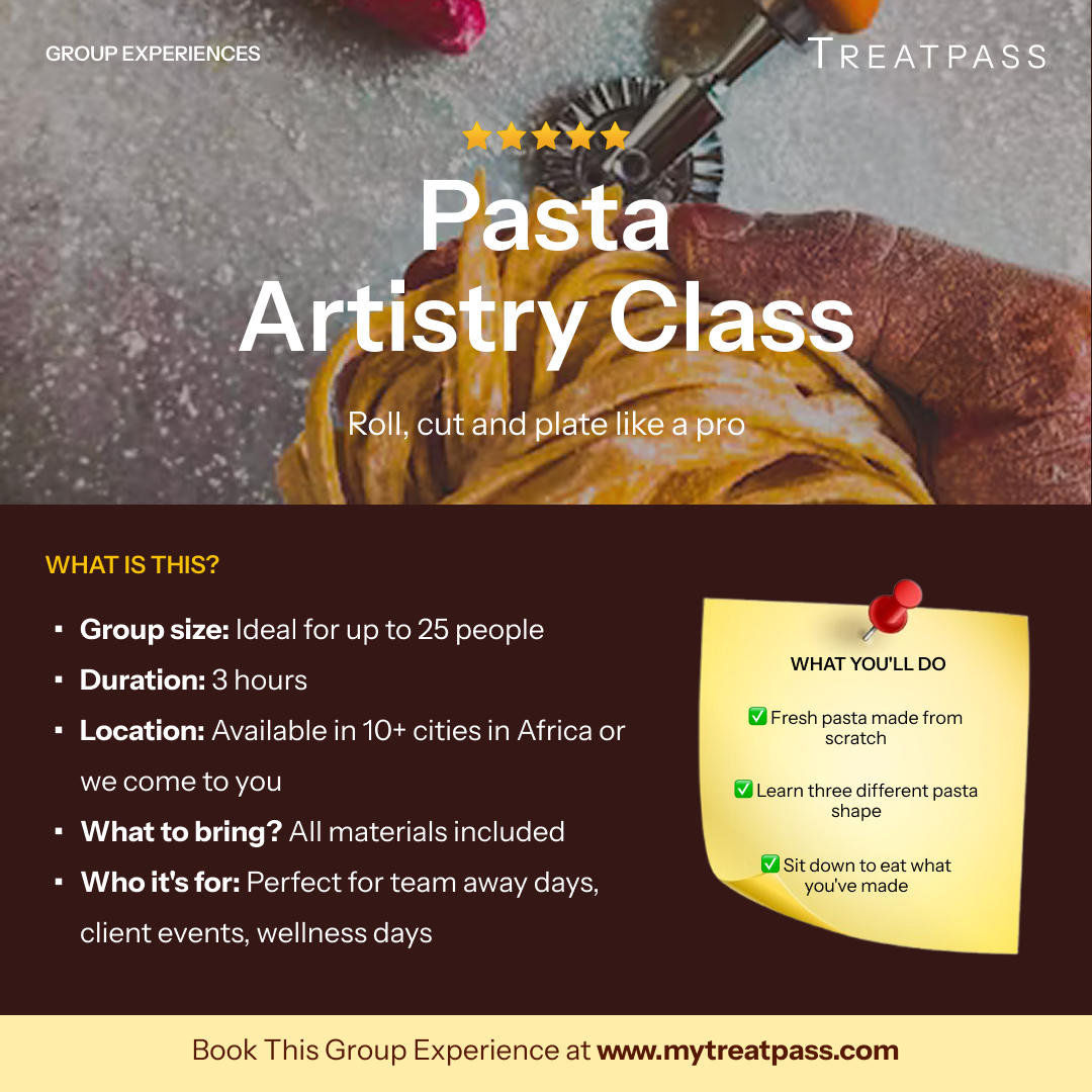 Pasta Artistry Class: The Group Experience Worth Booking in Africa