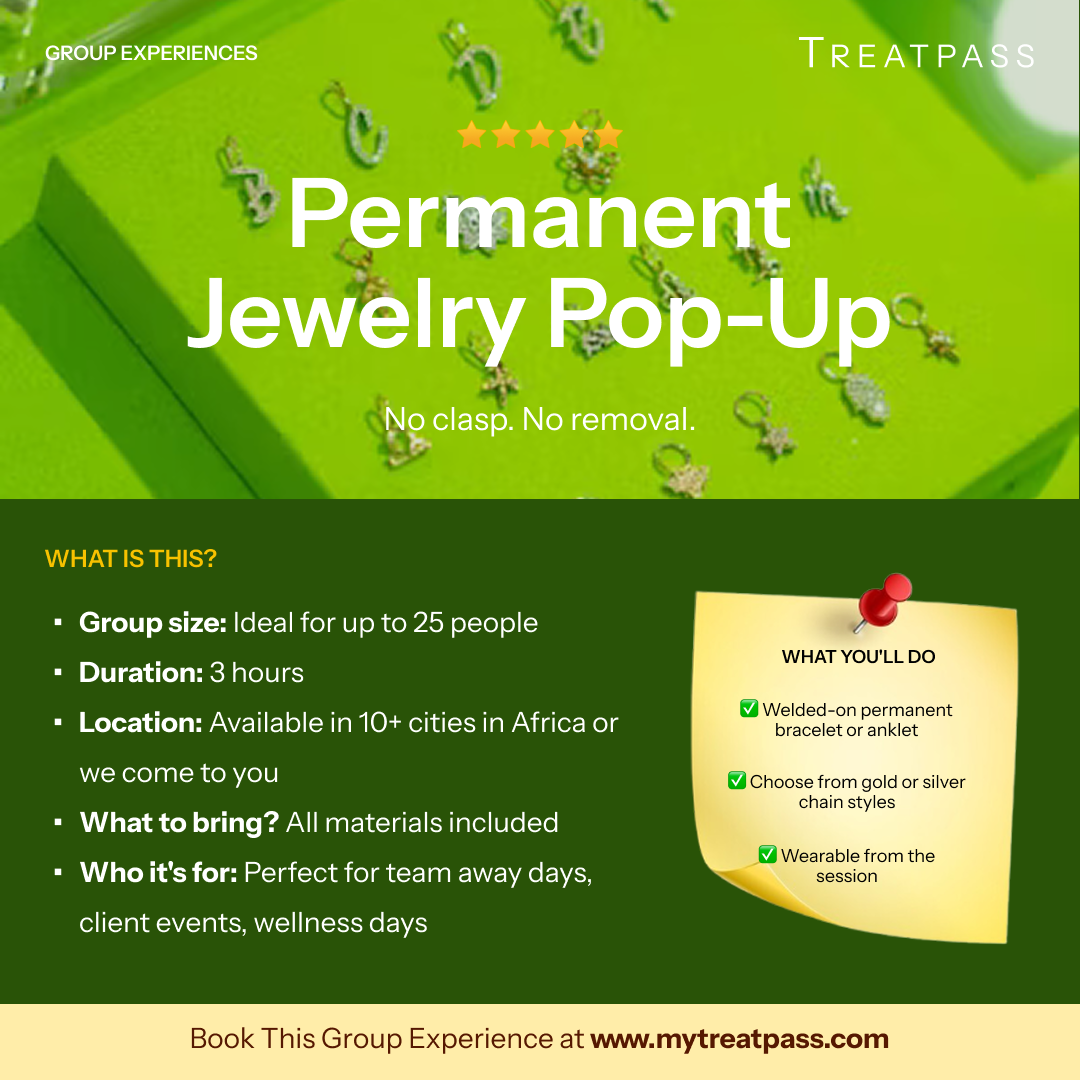 Permanent Jewelry Pop-Up: The Group Experience Worth Booking in Africa