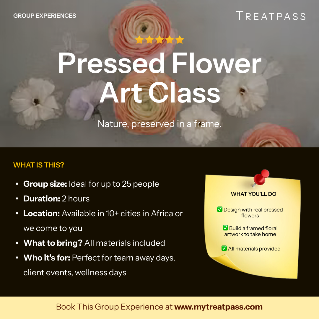 Pressed Flower Art Class: The Group Experience Worth Booking in Africa