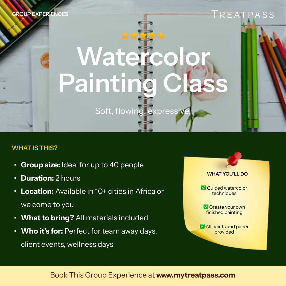 Watercolor Painting Class: The Group Experience Worth Booking in Africa