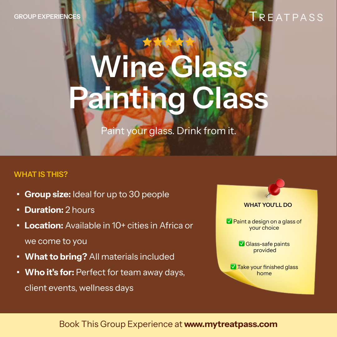 Wine Glass Painting Class: The Group Experience Worth Booking in Africa