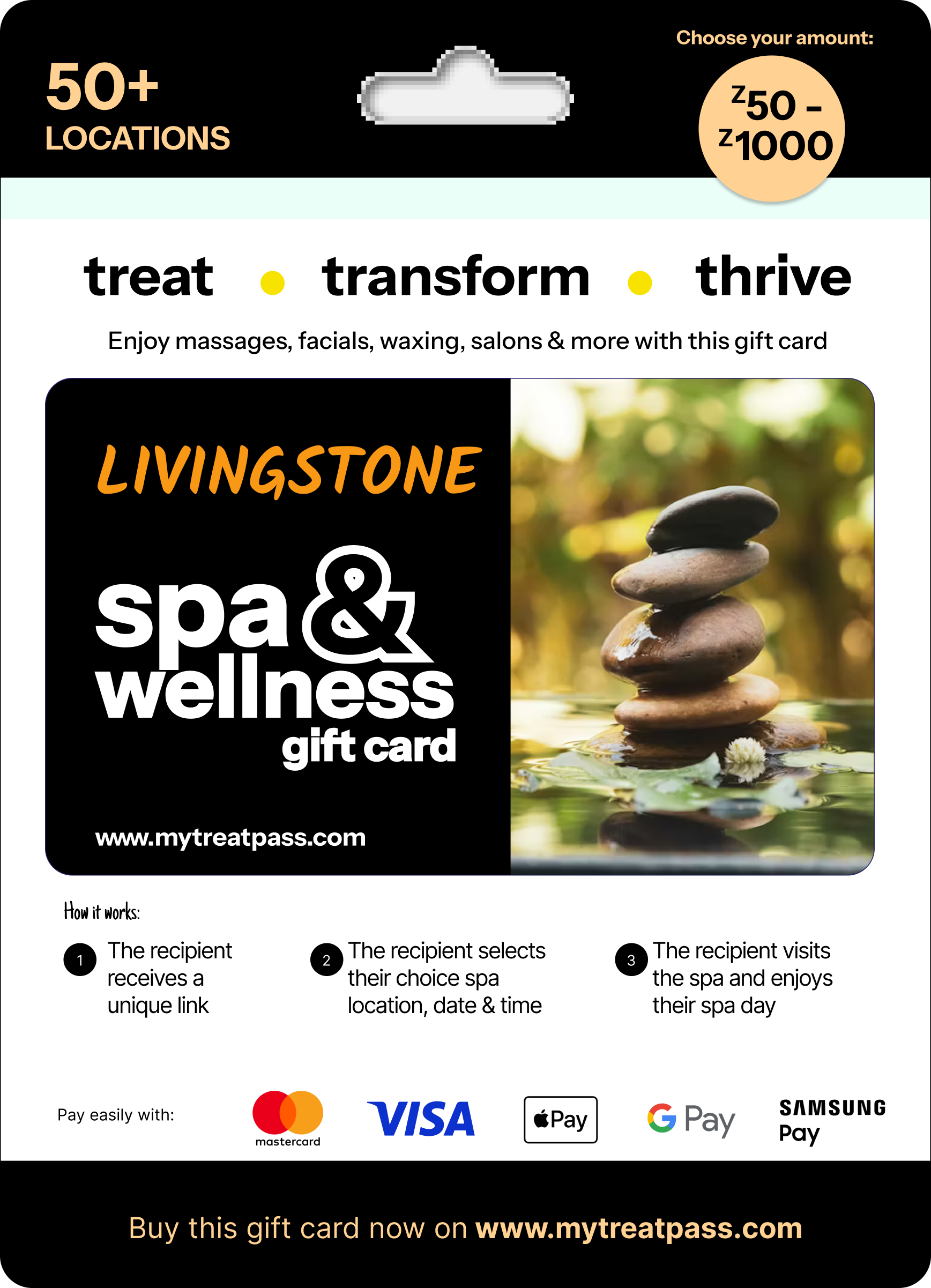 Livingstone - TreatPass Spa & Wellness Experiences