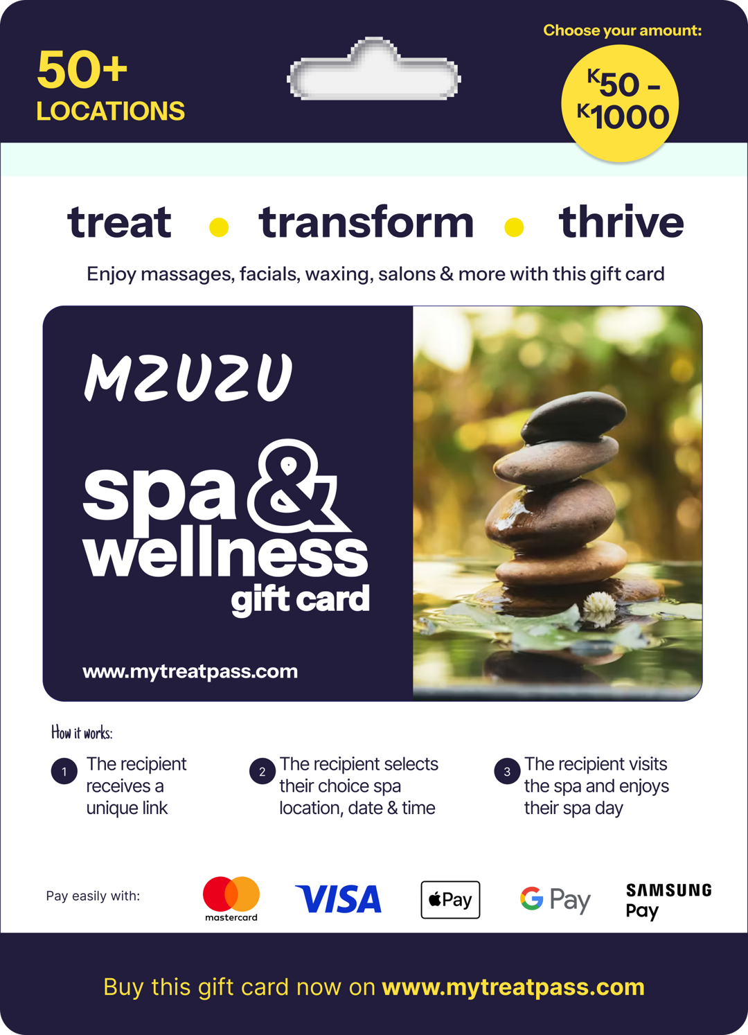 Mzuzu Spa Gift Card
