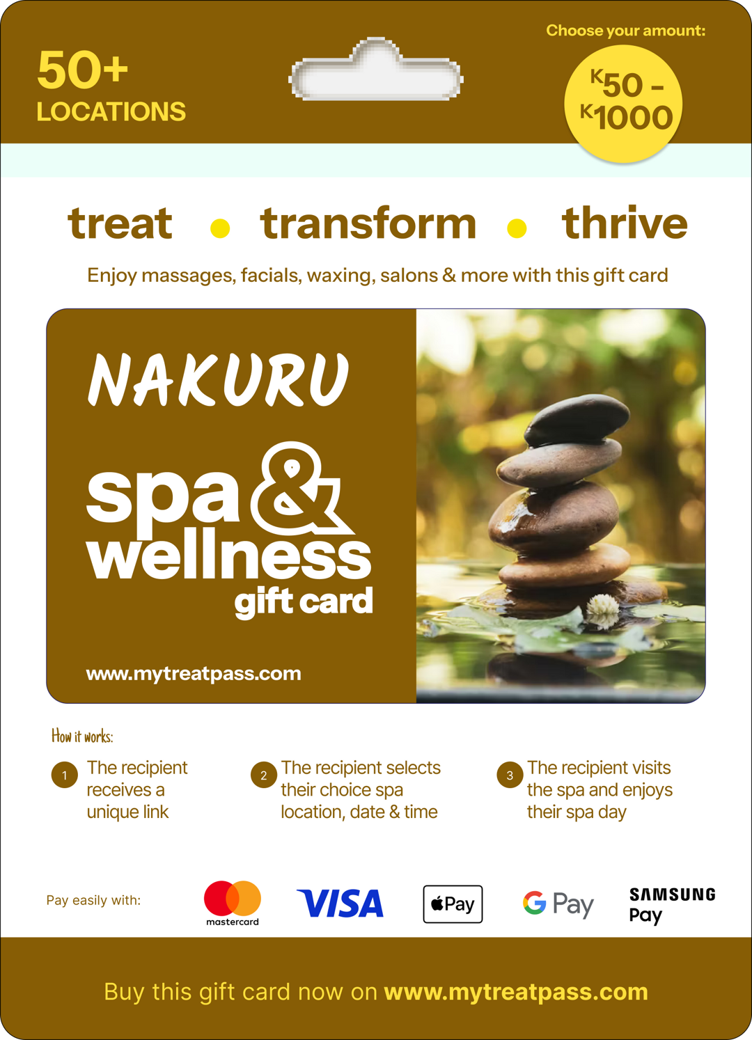 Nakuru Spa Gift Card