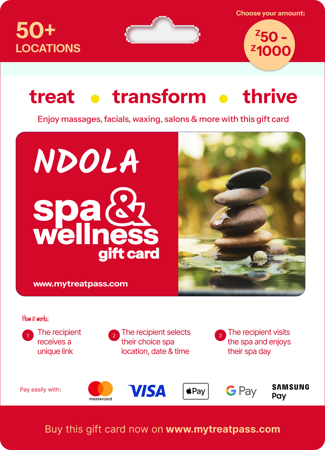 Ndola Spa Gift Card