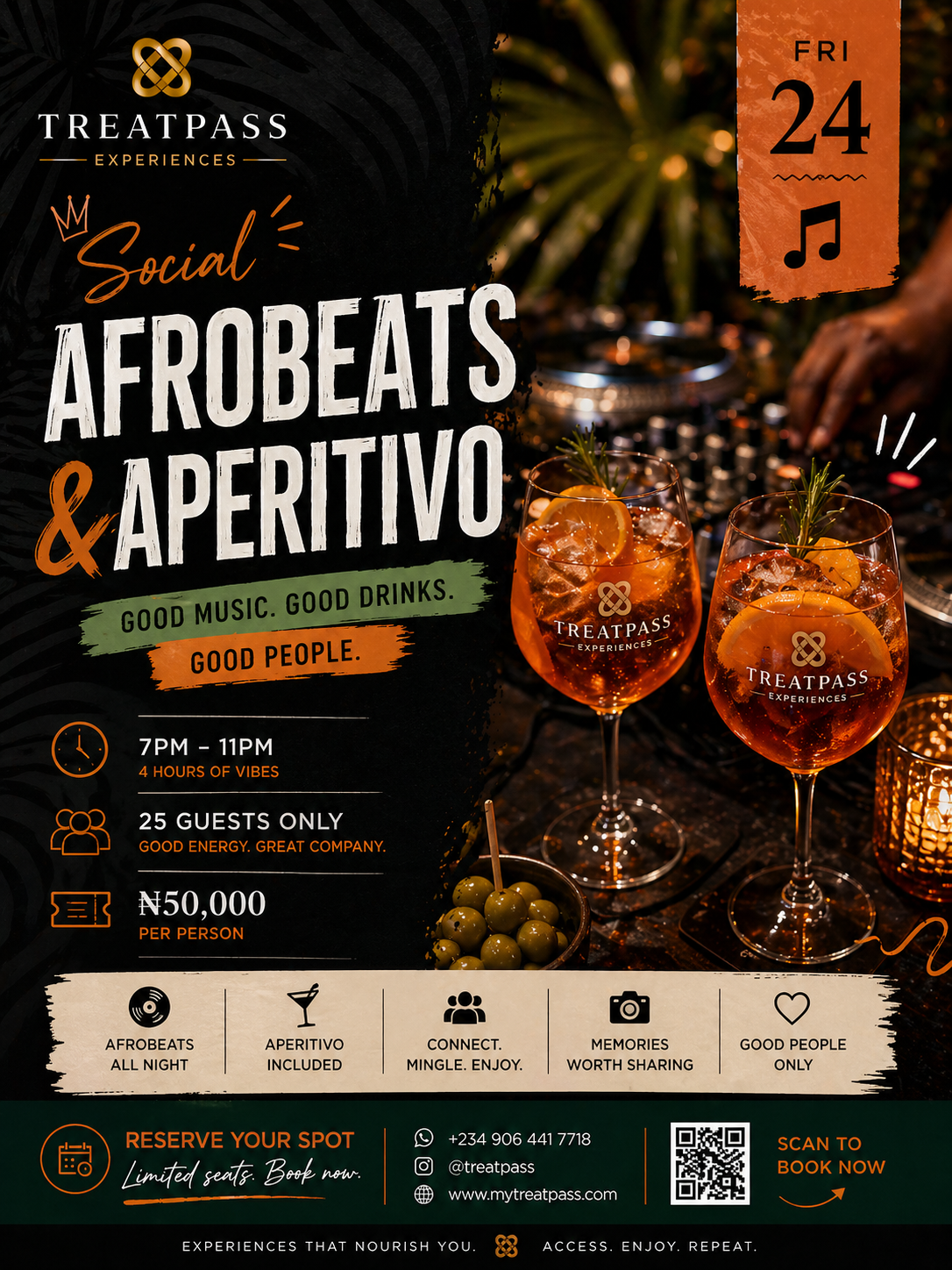 Afrobeats & Aperitivo Night