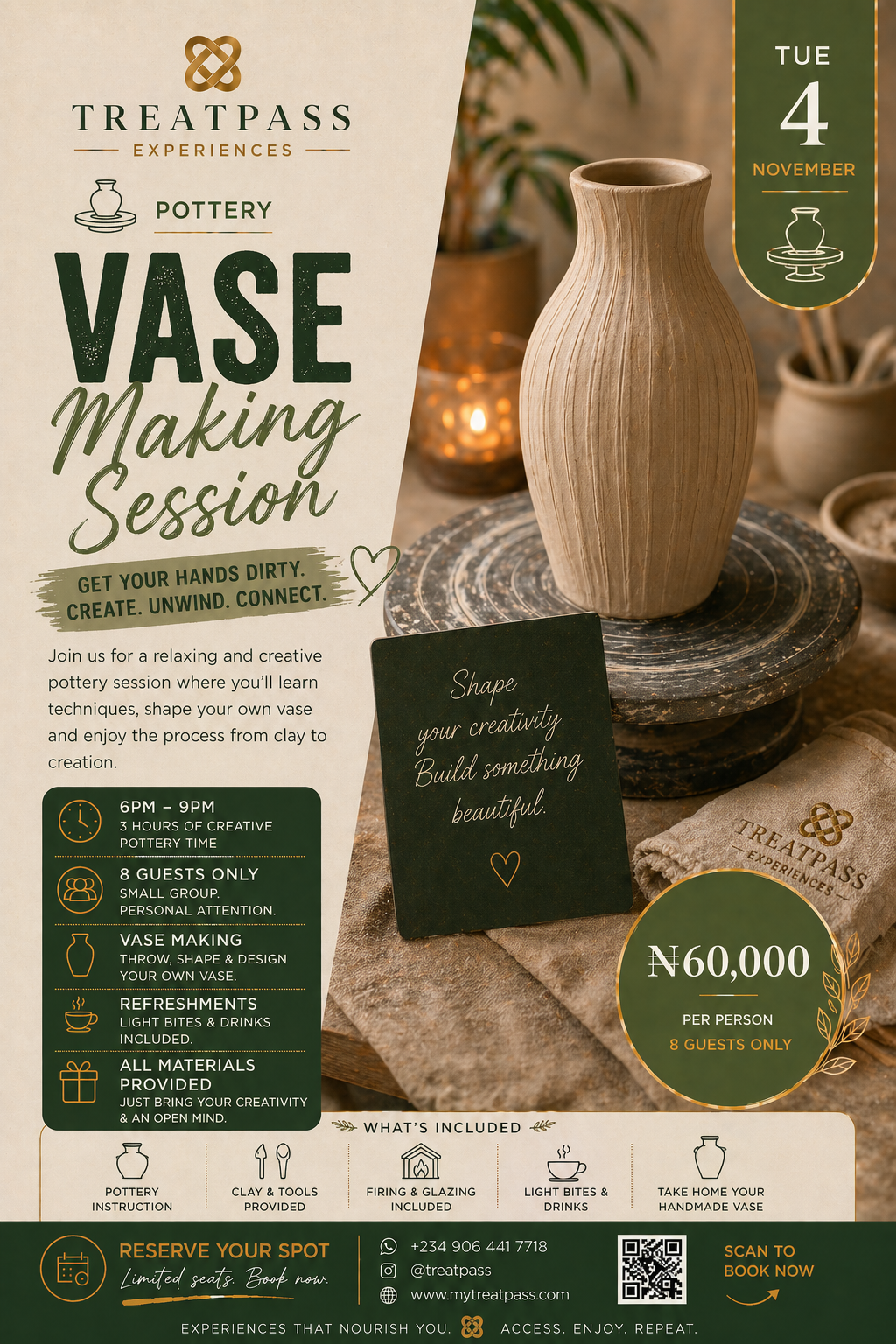 Vase Making Session