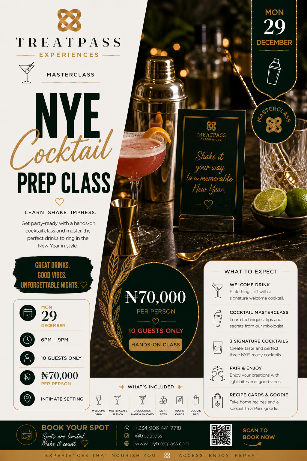 NYE Eve — The Pre-Party Dinner