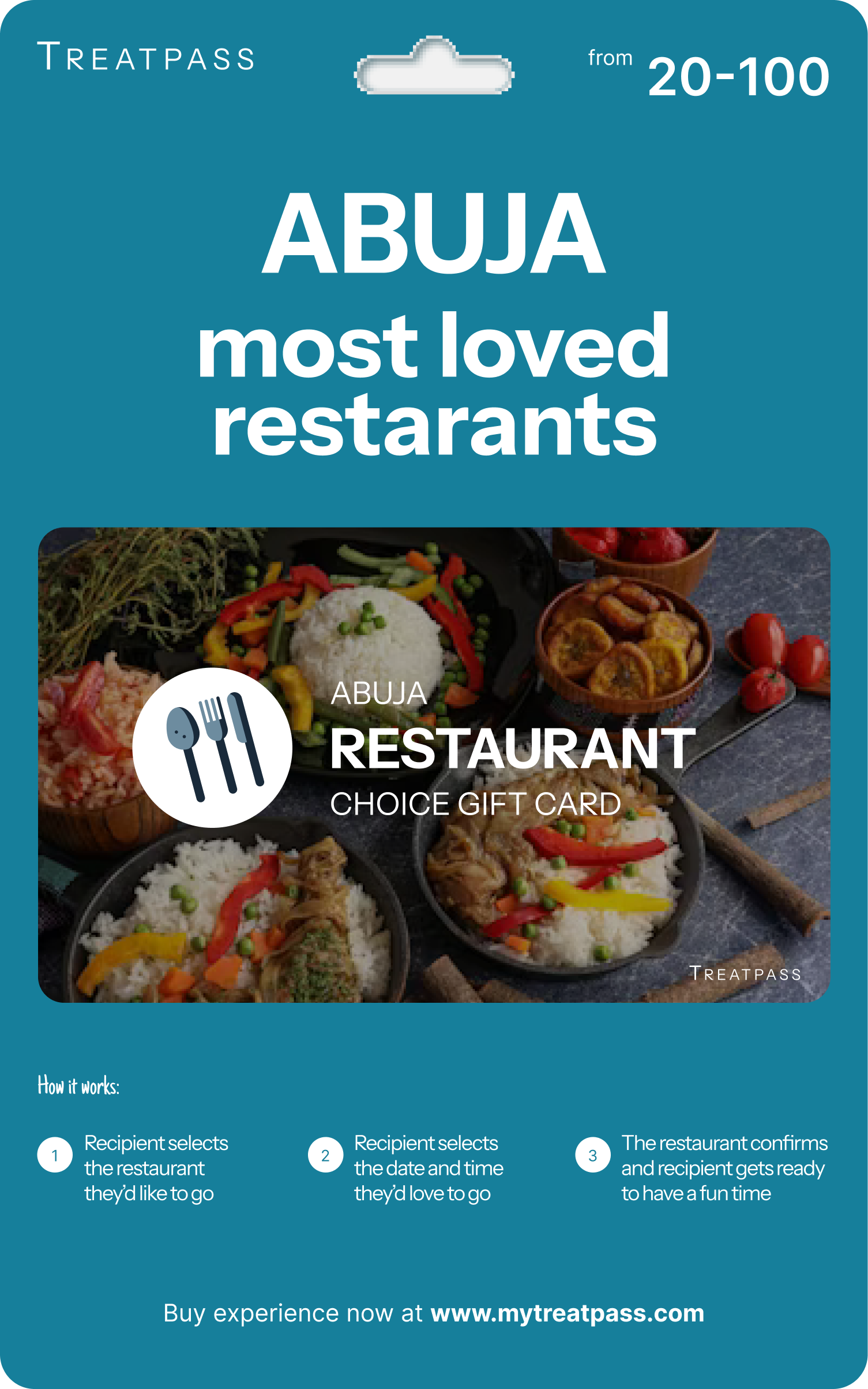 Abuja Restaurant Gift Card – TreatPass