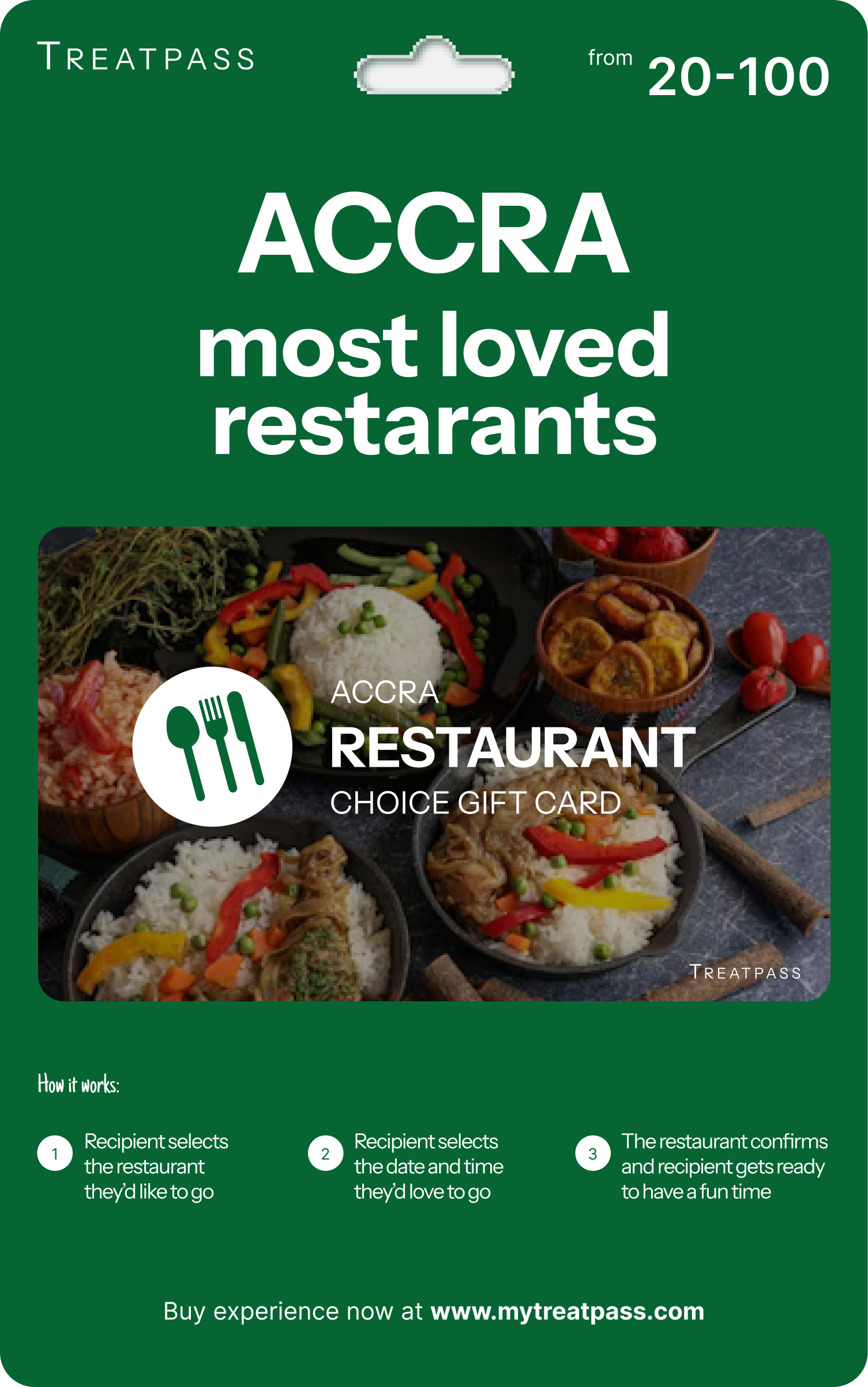 Accra Restaurant Gift Card – TreatPass