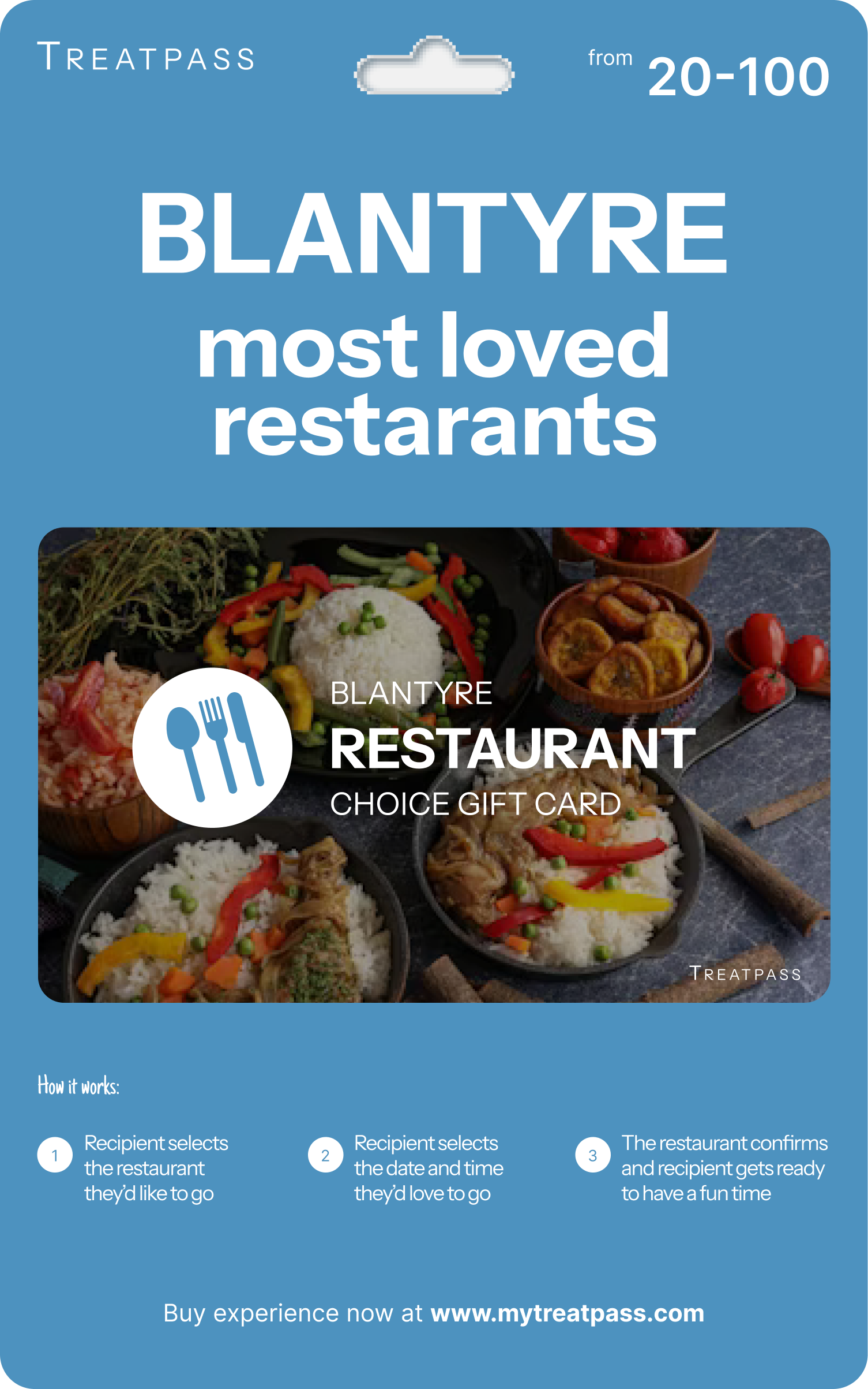 Blantyre Restaurant Gift Card – TreatPass