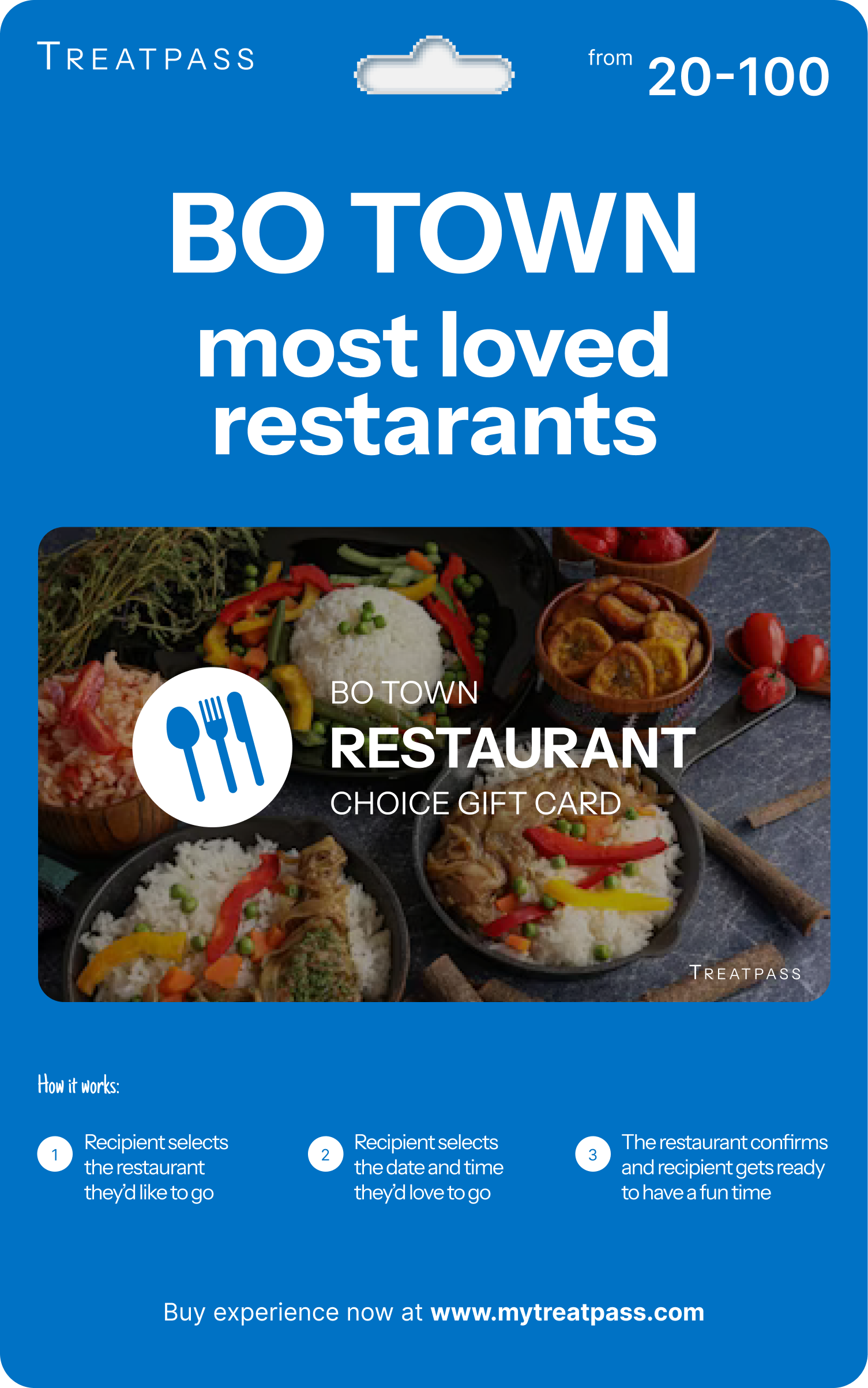 Bo Town Restaurant Gift Card – TreatPass