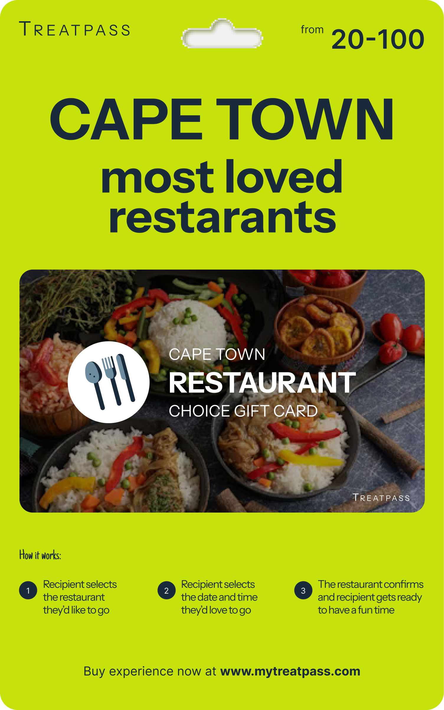 Cape Town Restaurant Gift Card – TreatPass