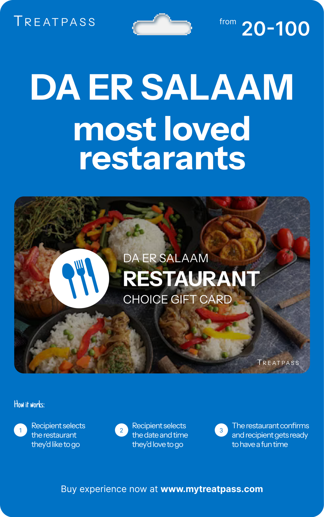 Dar es Salaam Restaurant Gift Card