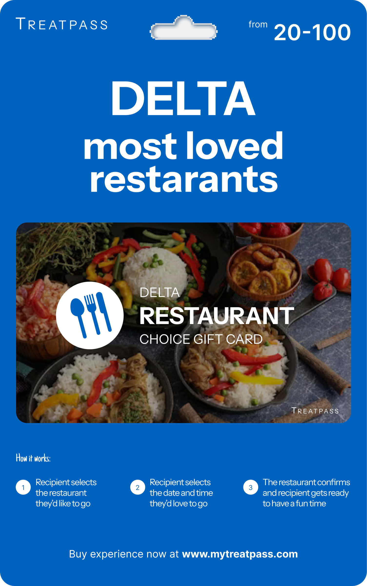 Delta Restaurant Gift Card – TreatPass