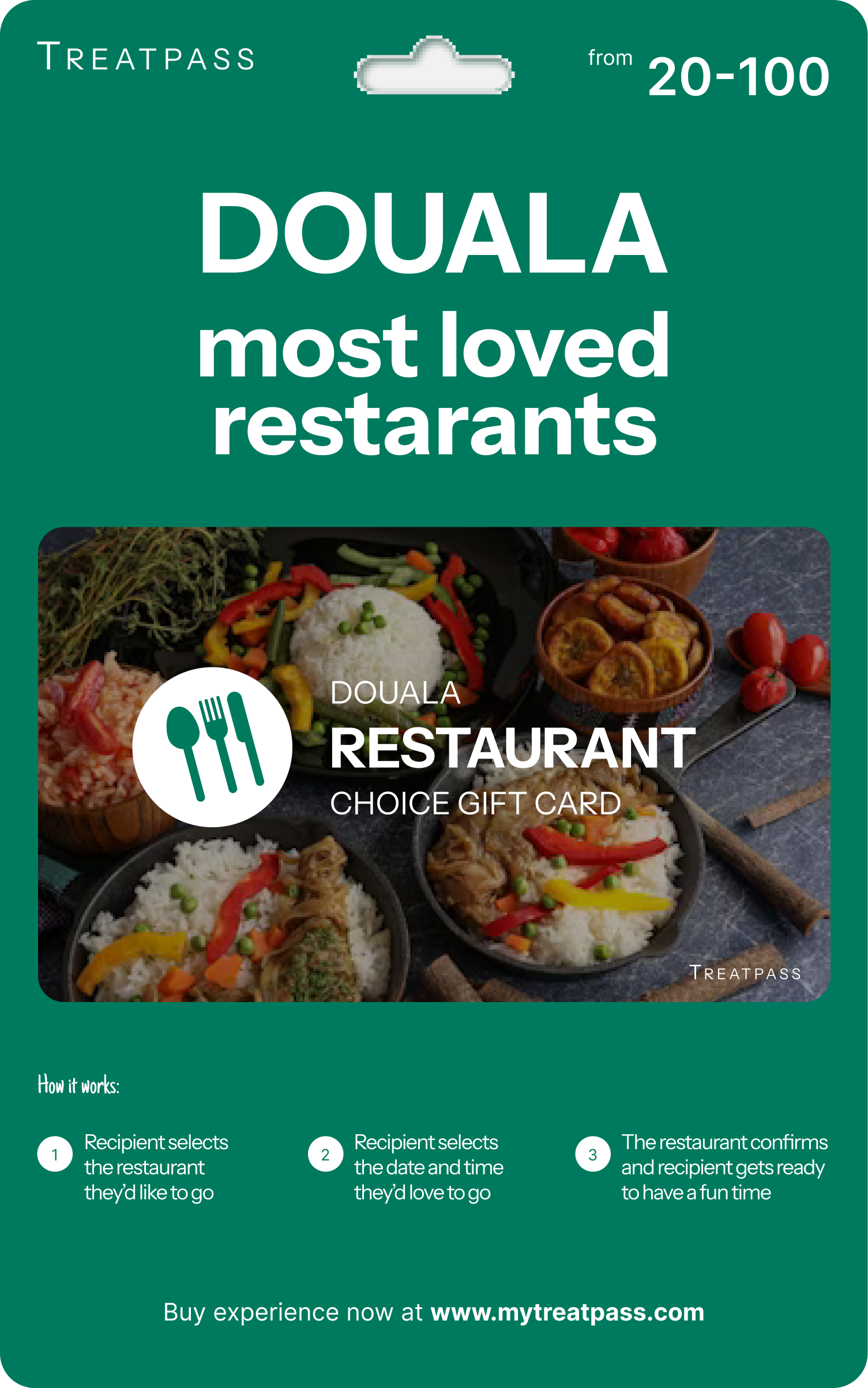 Douala Restaurant Gift Card – TreatPass