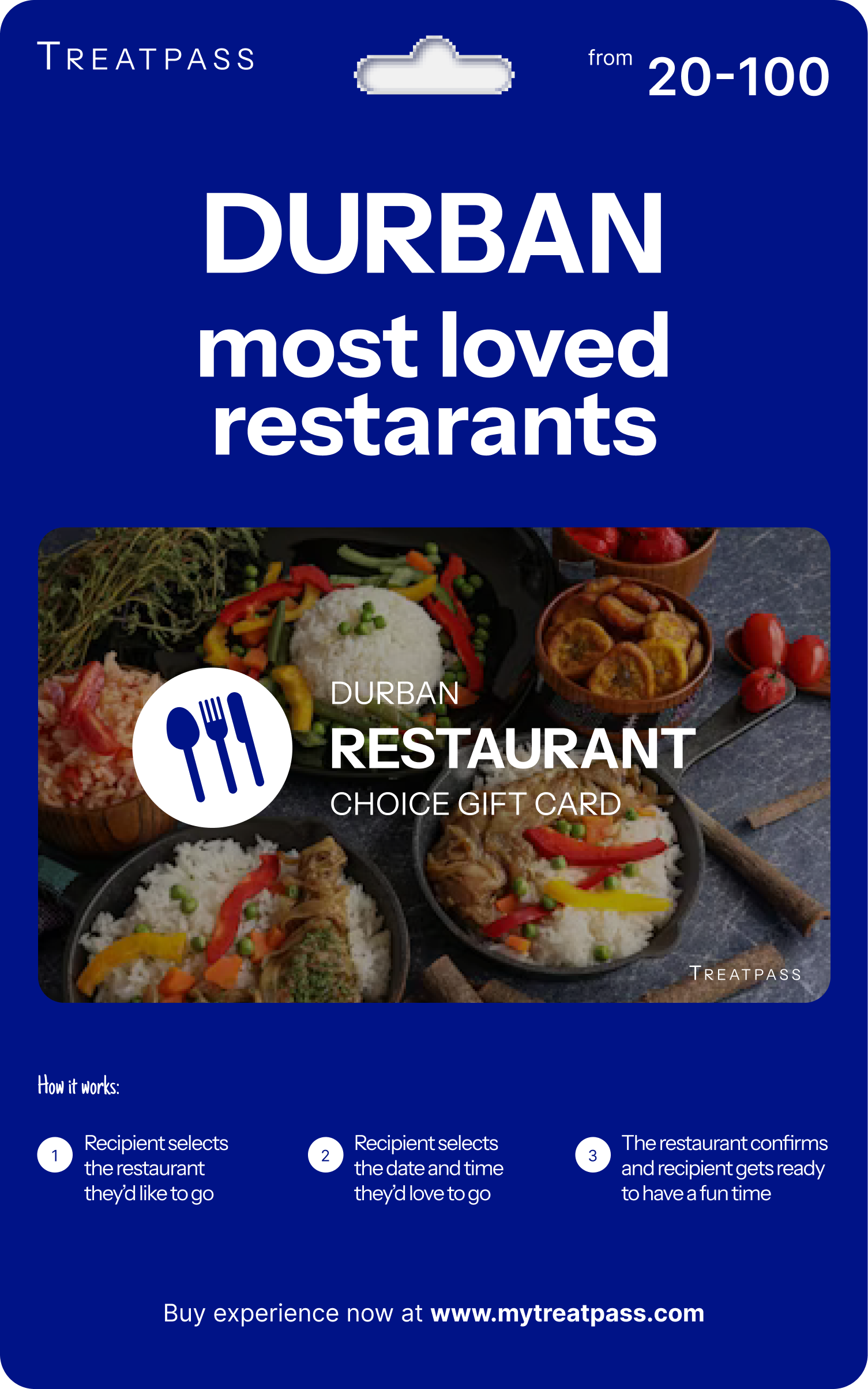 Durban Restaurant Gift Card – TreatPass