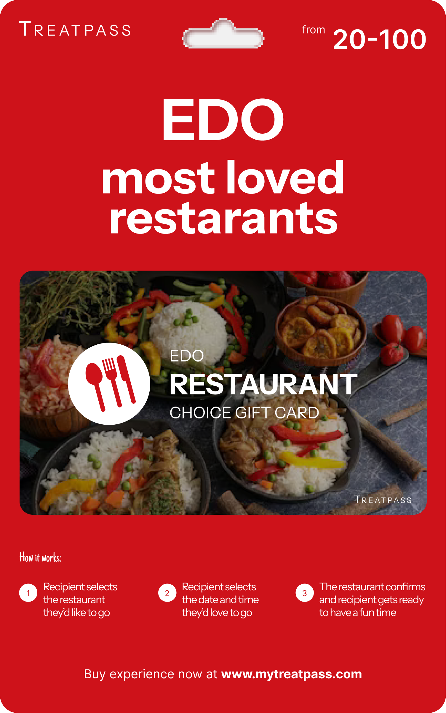 Edo Restaurant Gift Card – TreatPass