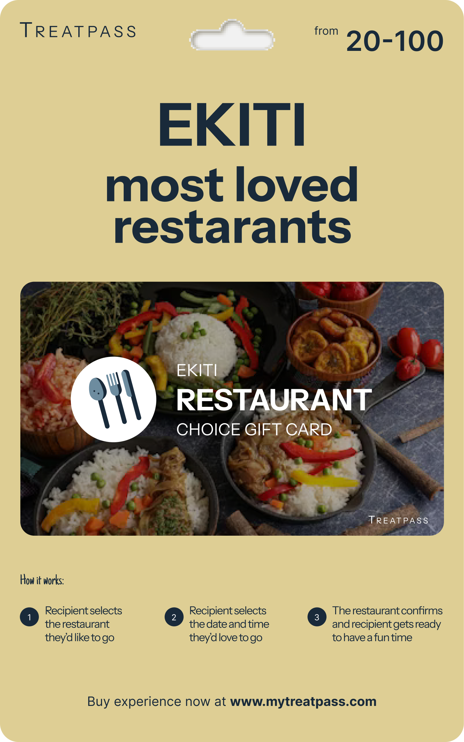 Ekiti Restaurant Gift Card – TreatPass