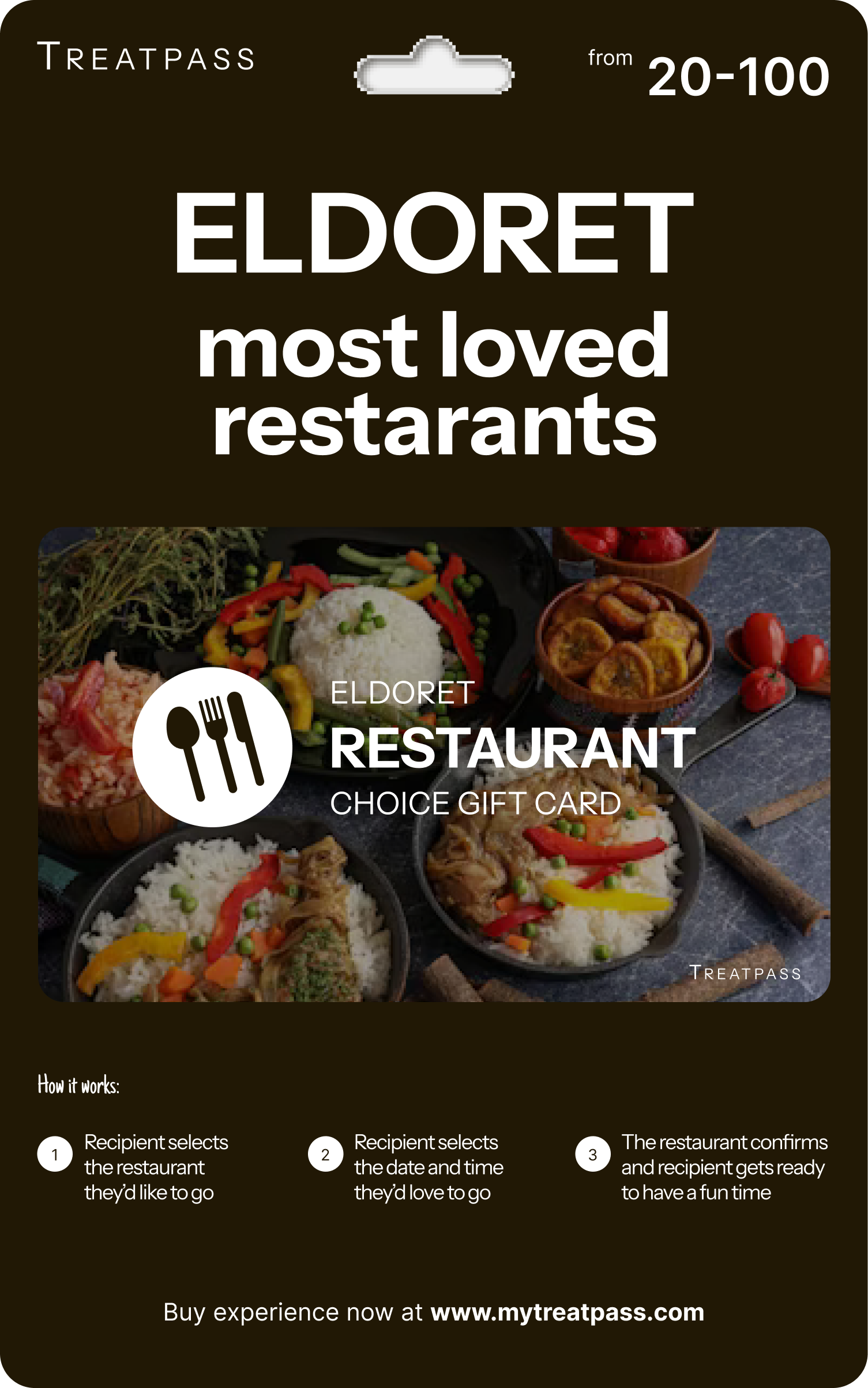 Eldoret Restaurant Gift Card – TreatPass