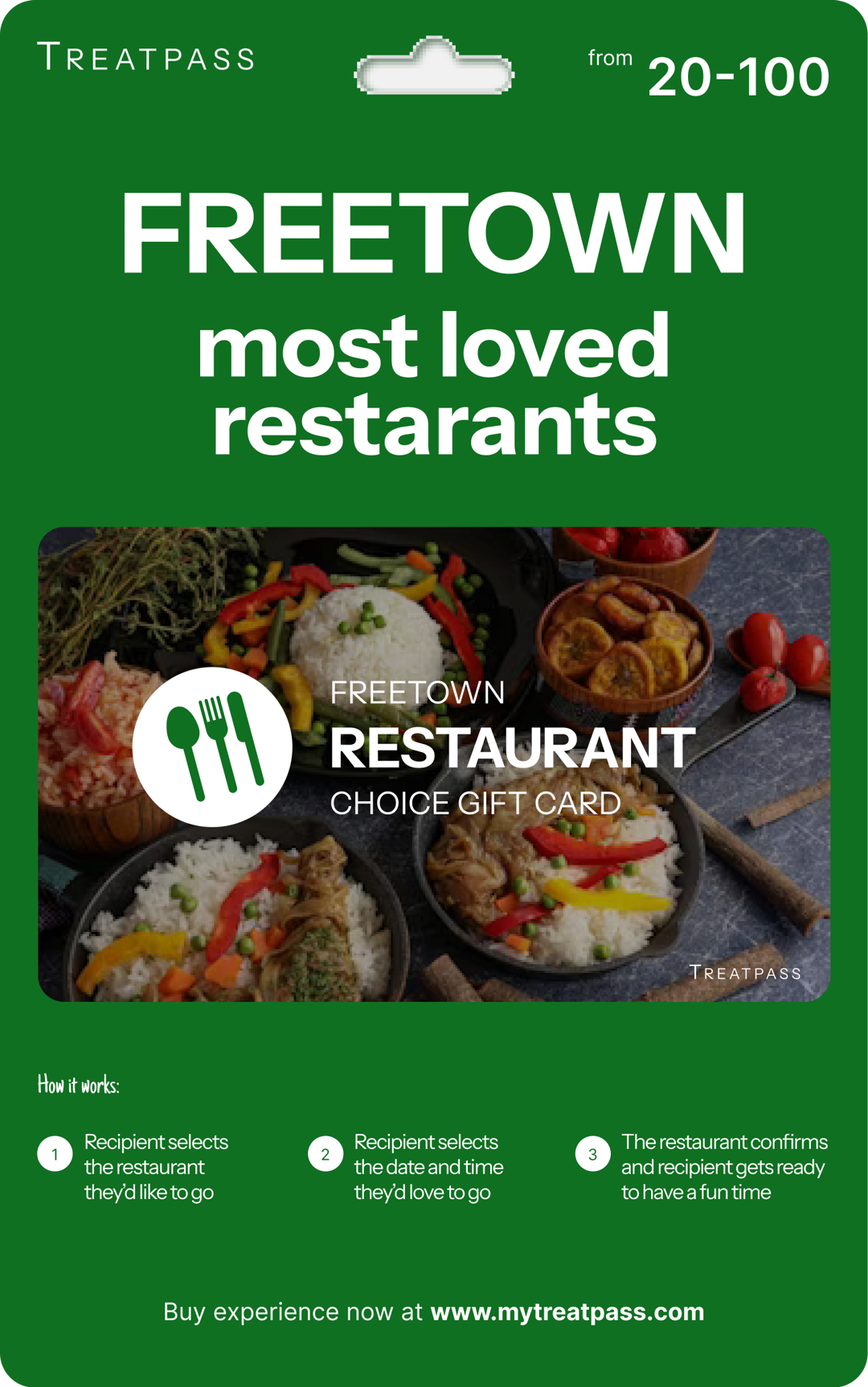 Freetown Restaurant Gift Card
