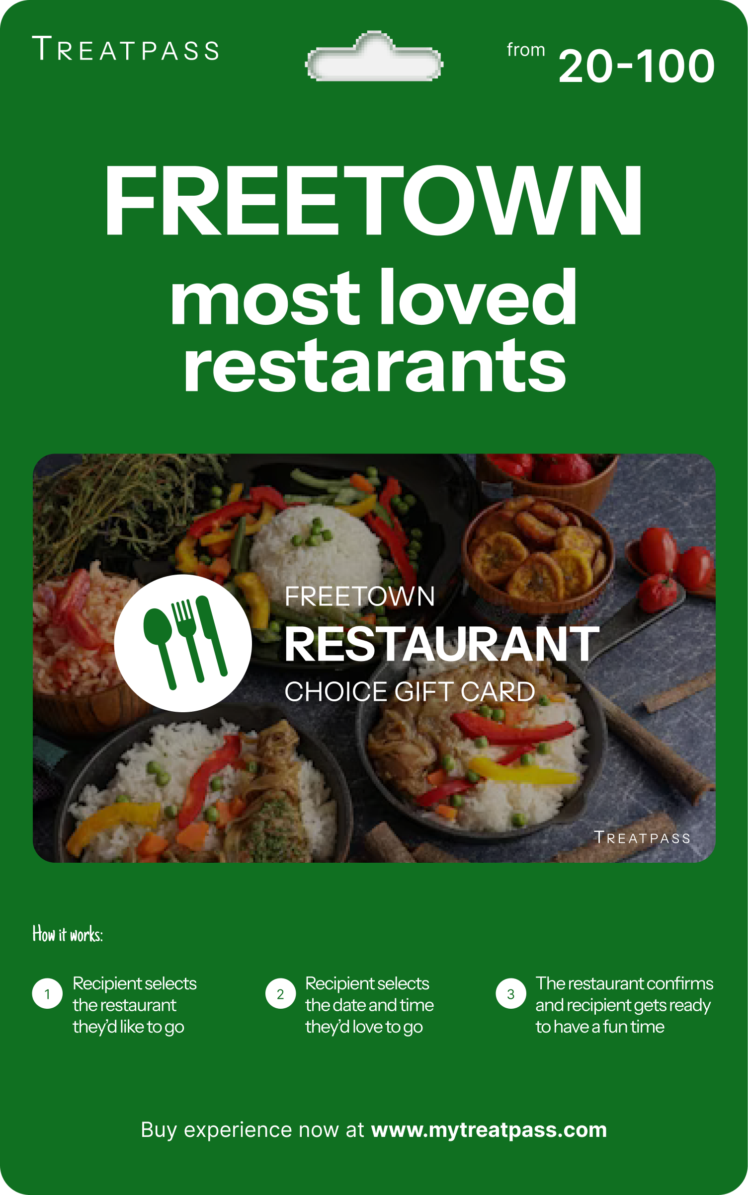 Freetown Restaurant Gift Card – TreatPass