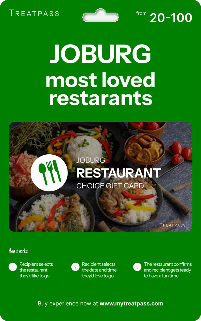 Johannesburg Restaurant Gift Card – TreatPass