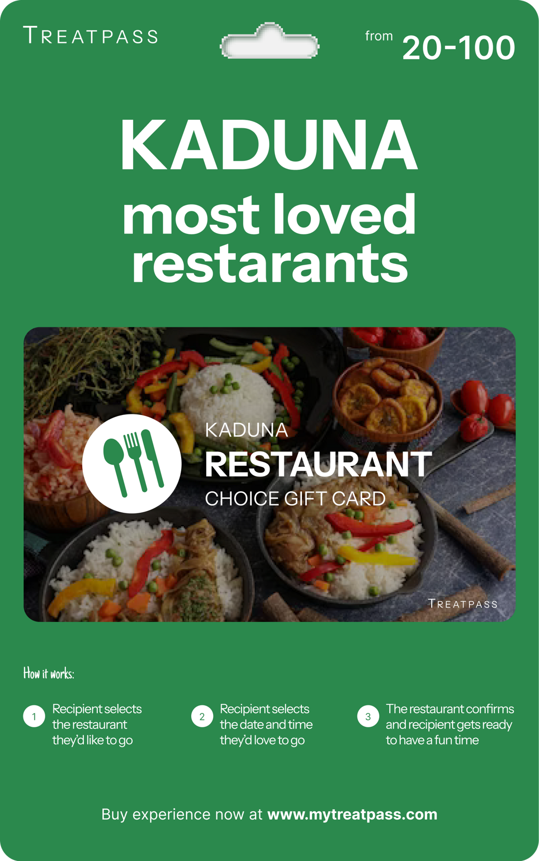 Kaduna Restaurant Gift Card