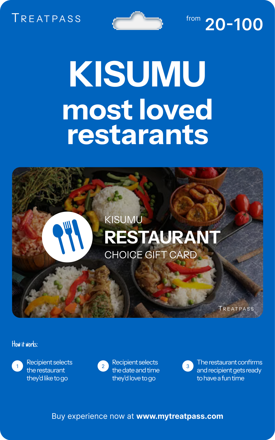 Kisumu Restaurant Gift Card