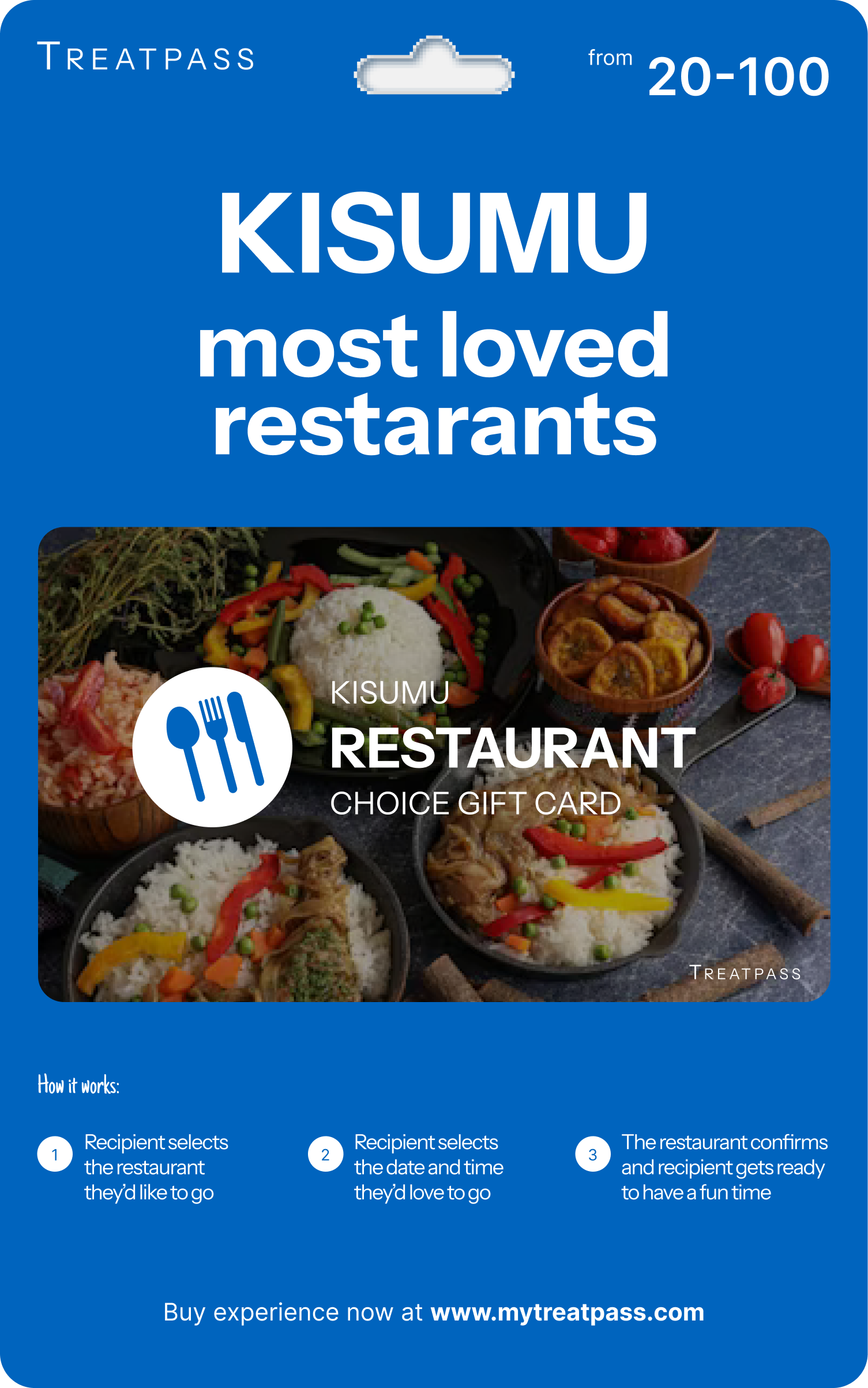Kisumu Restaurant Gift Card – TreatPass